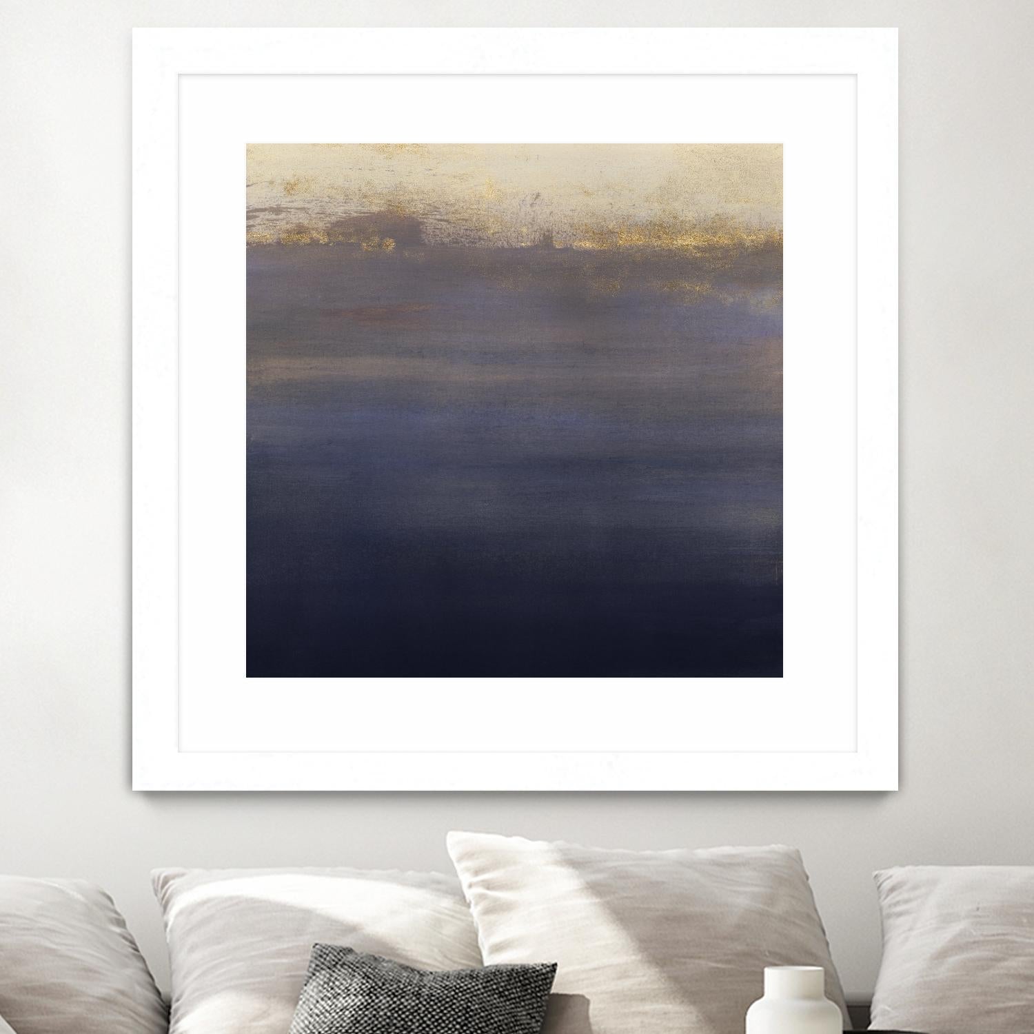 Indigo Sundown I by Victoria Borges on GIANT ART - pink abstract