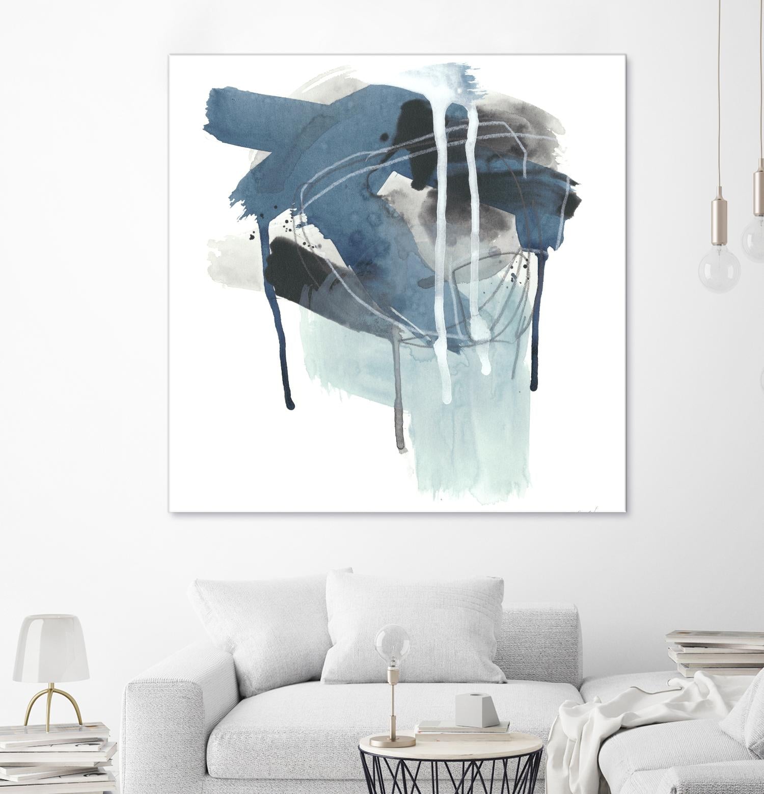 Incidental Indigo III by June Erica Vess on GIANT ART - blue abstract