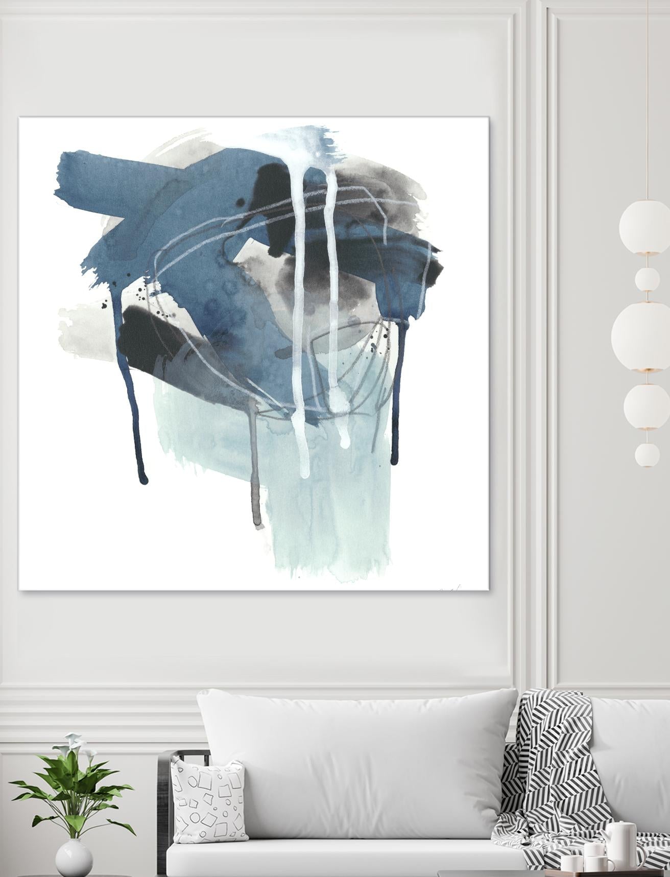 Incidental Indigo III by June Erica Vess on GIANT ART - blue abstract