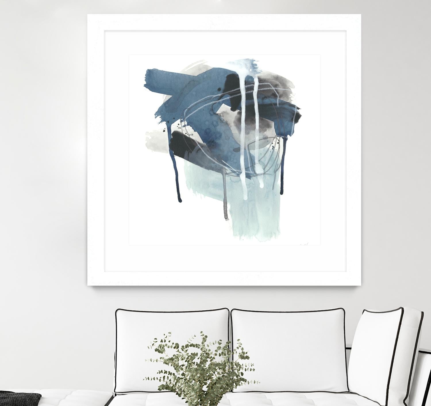 Incidental Indigo III by June Erica Vess on GIANT ART - blue abstract