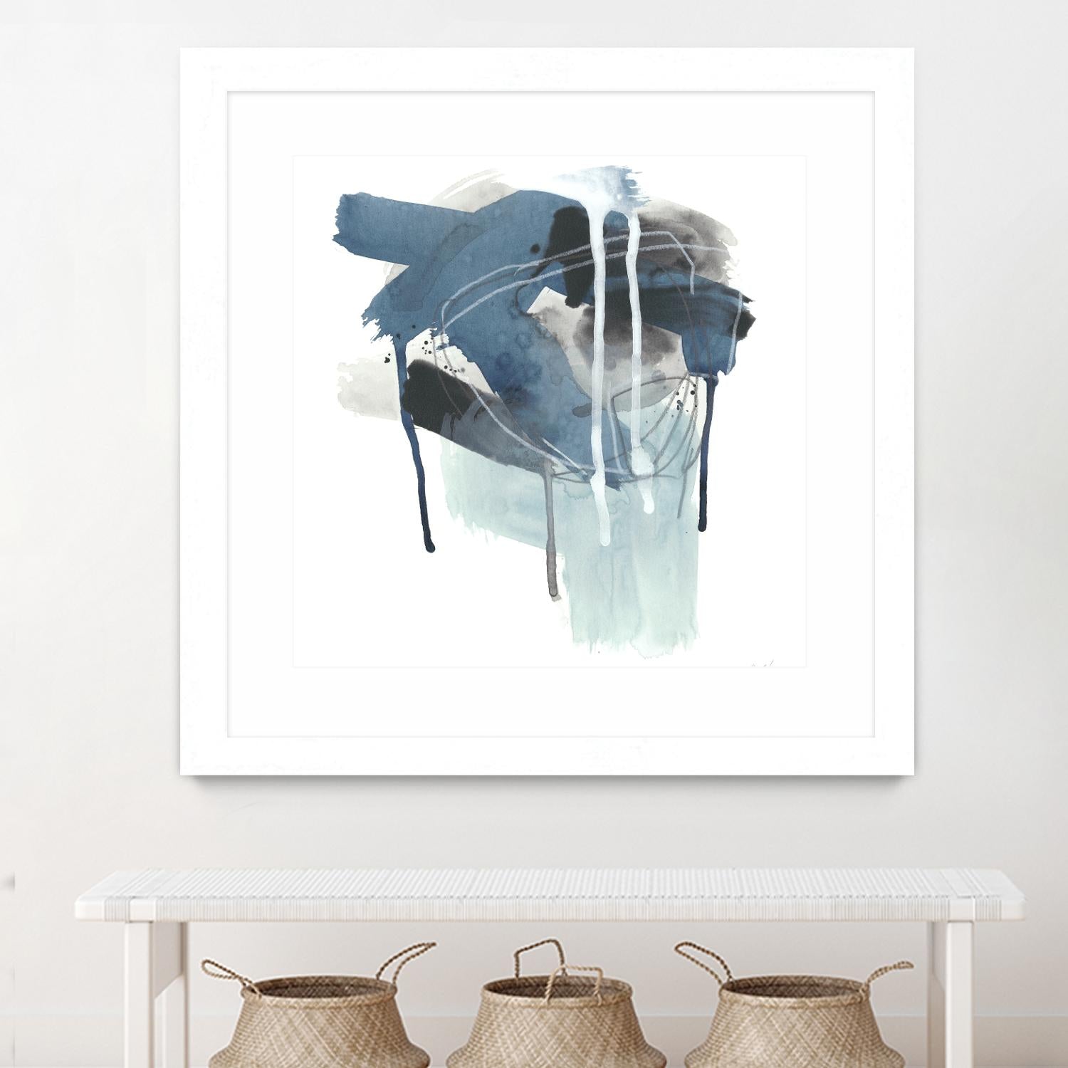 Incidental Indigo III by June Erica Vess on GIANT ART - blue abstract