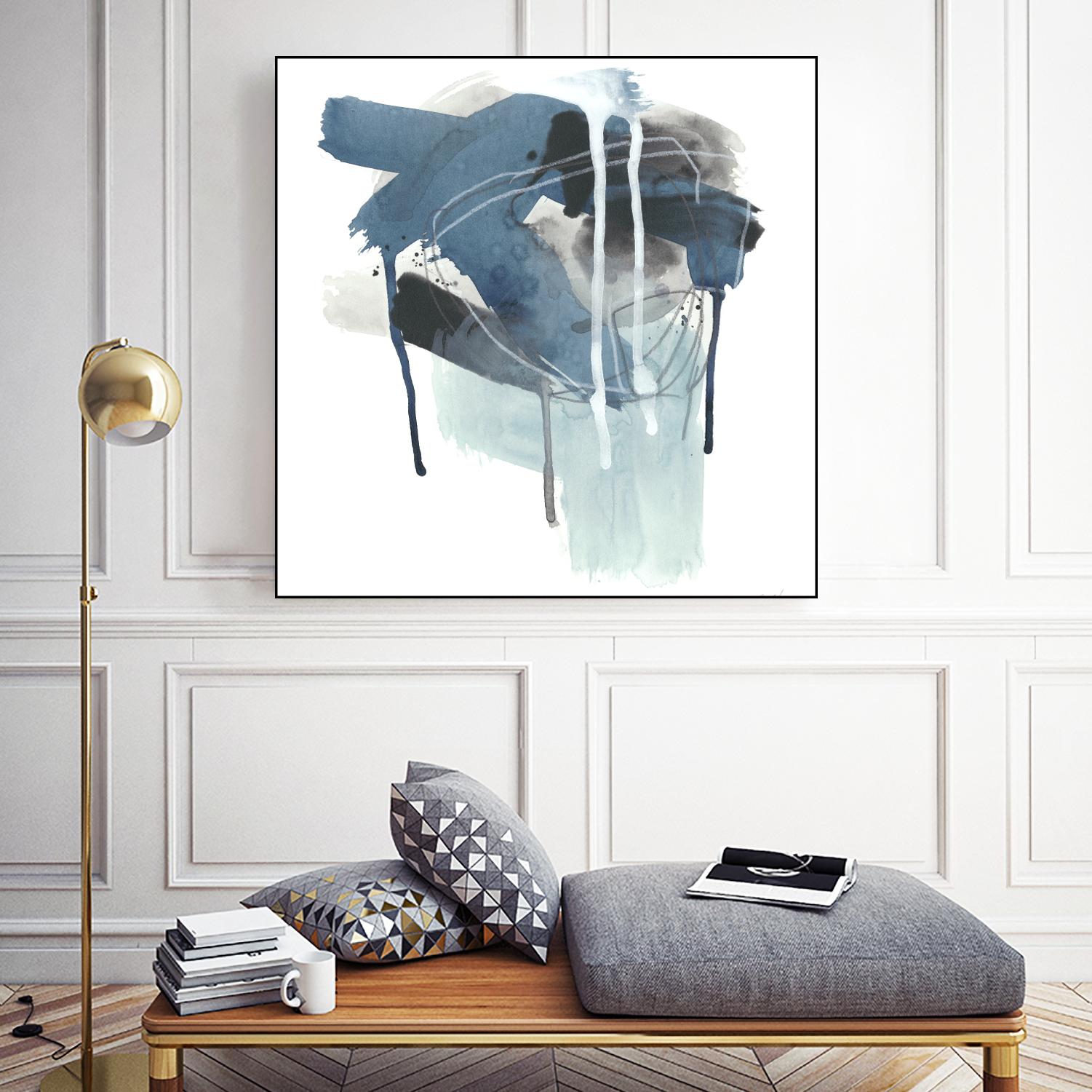 Incidental Indigo III by June Erica Vess on GIANT ART - blue abstract