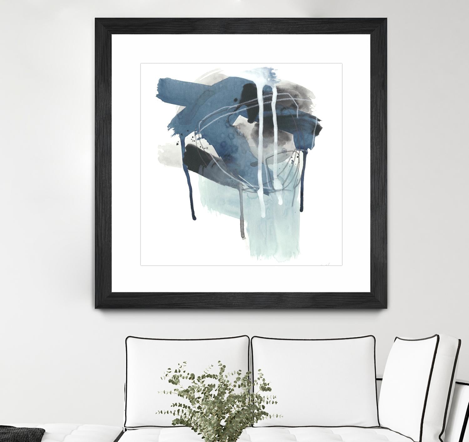 Incidental Indigo III by June Erica Vess on GIANT ART - blue abstract