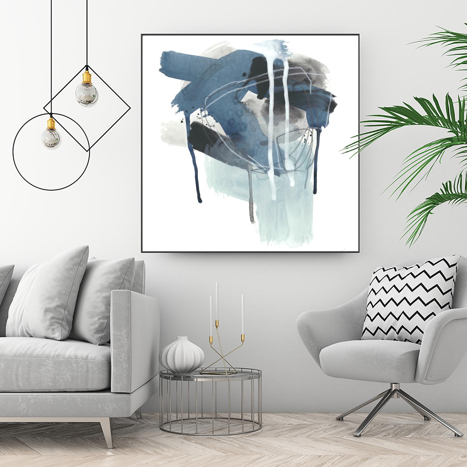 Incidental Indigo III by June Erica Vess on GIANT ART - blue abstract