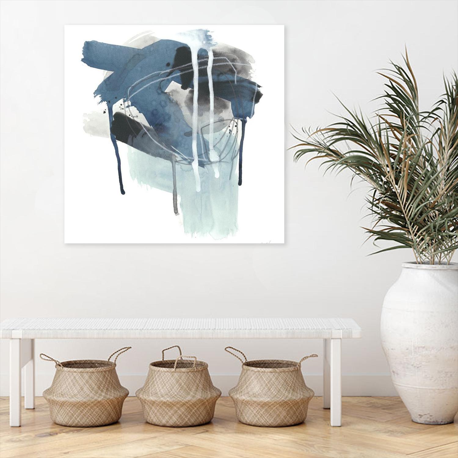 Incidental Indigo III by June Erica Vess on GIANT ART - blue abstract