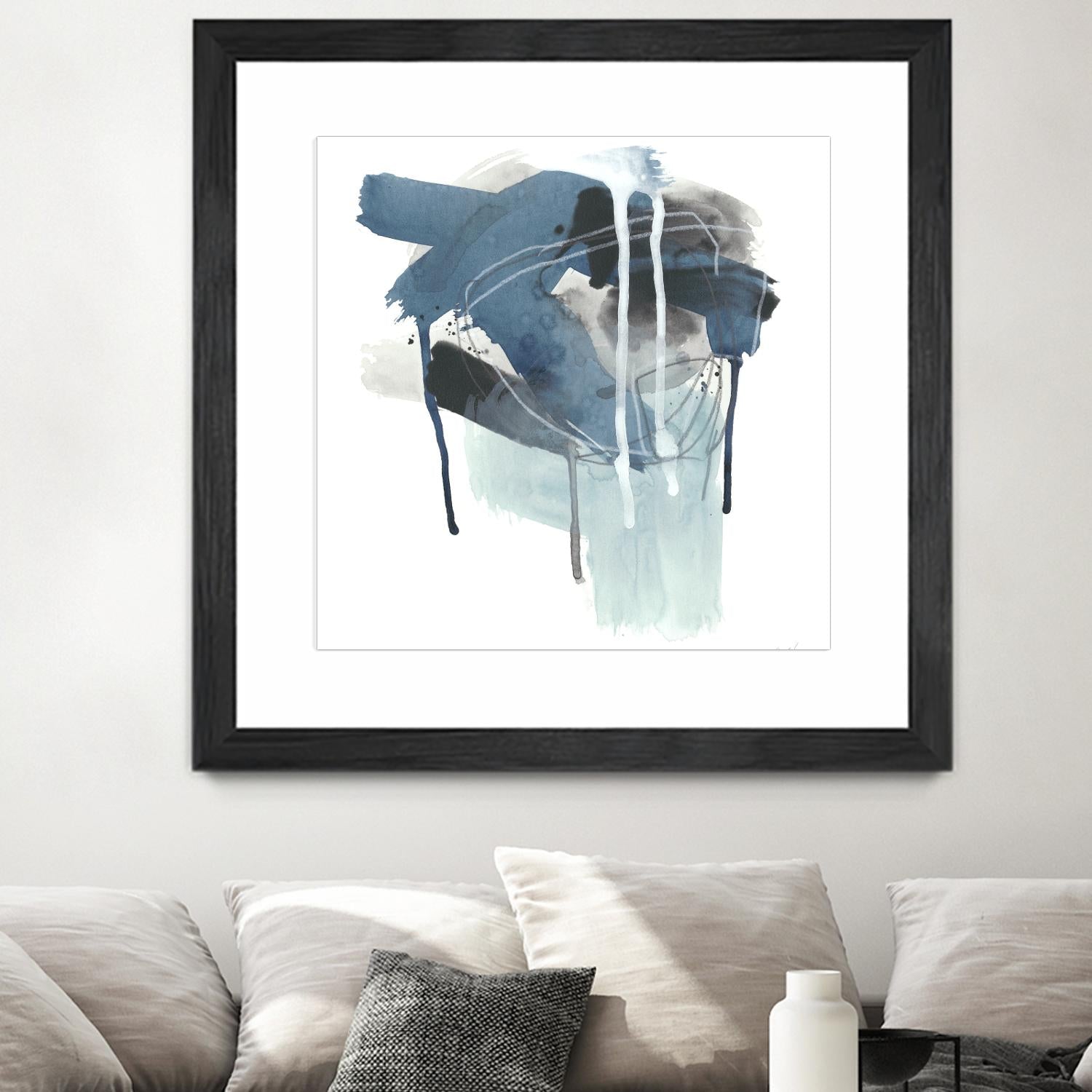 Incidental Indigo III by June Erica Vess on GIANT ART - blue abstract