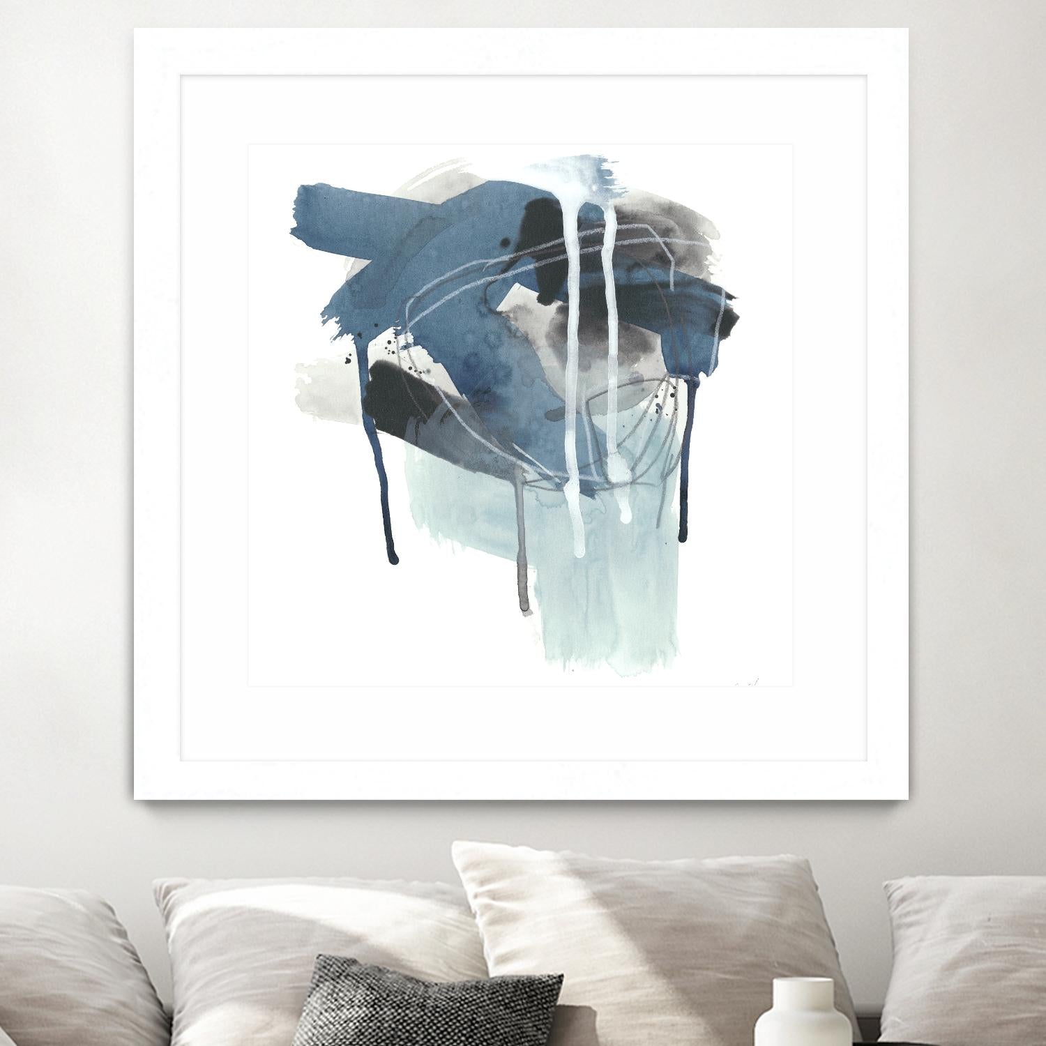 Incidental Indigo III by June Erica Vess on GIANT ART - blue abstract