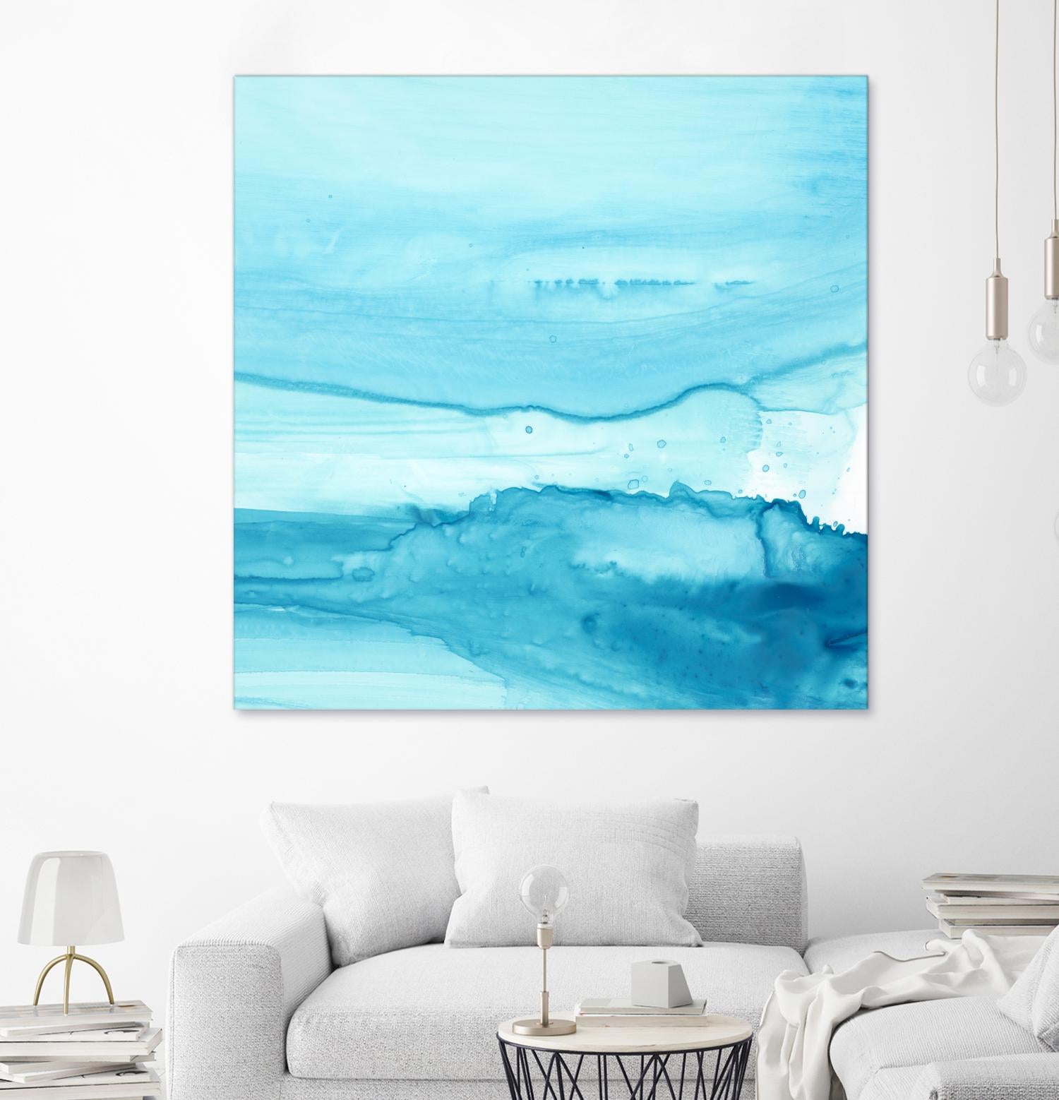 Making Waves IV by Ethan Harper on GIANT ART - blue abstract