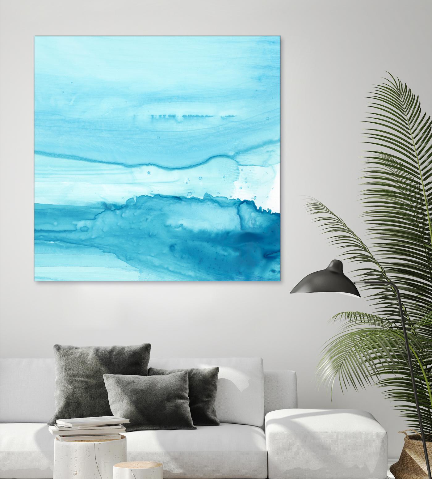 Making Waves IV by Ethan Harper on GIANT ART - blue abstract