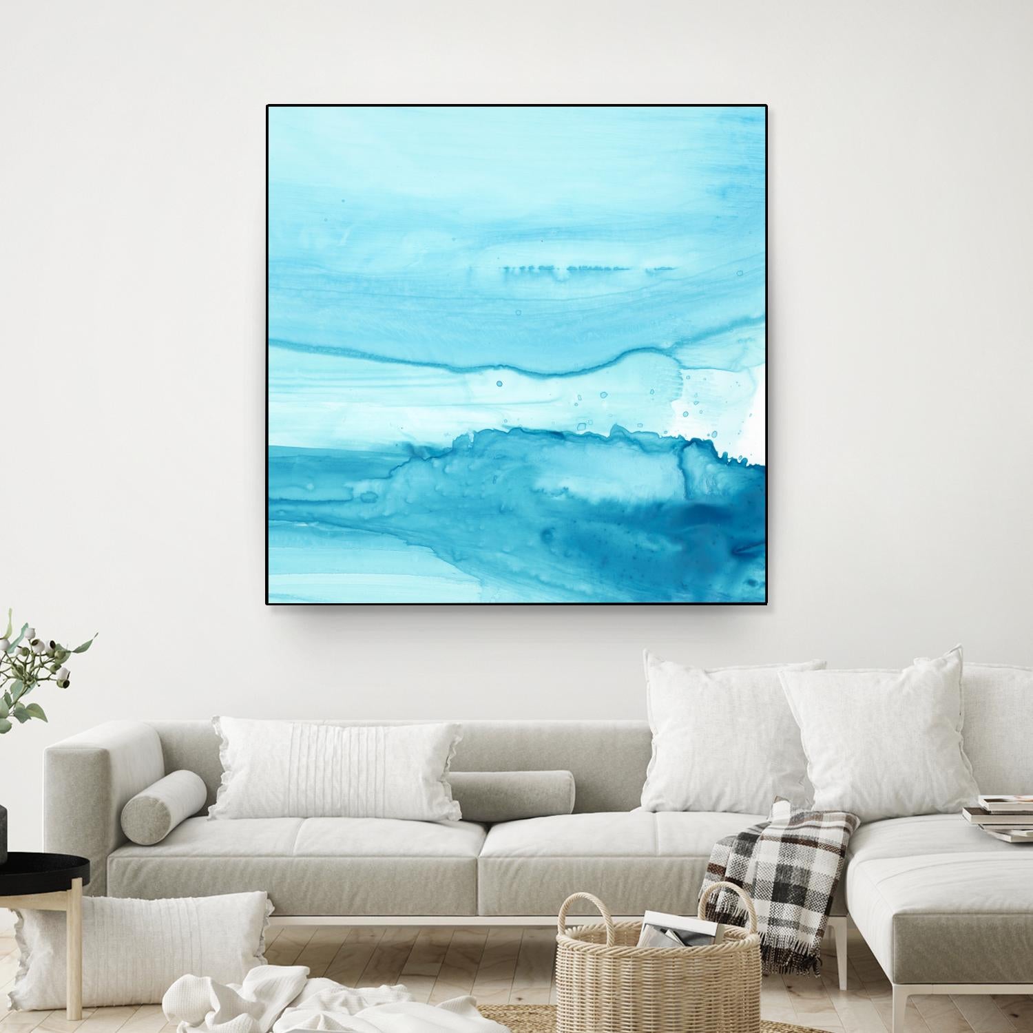 Making Waves IV by Ethan Harper on GIANT ART - blue abstract