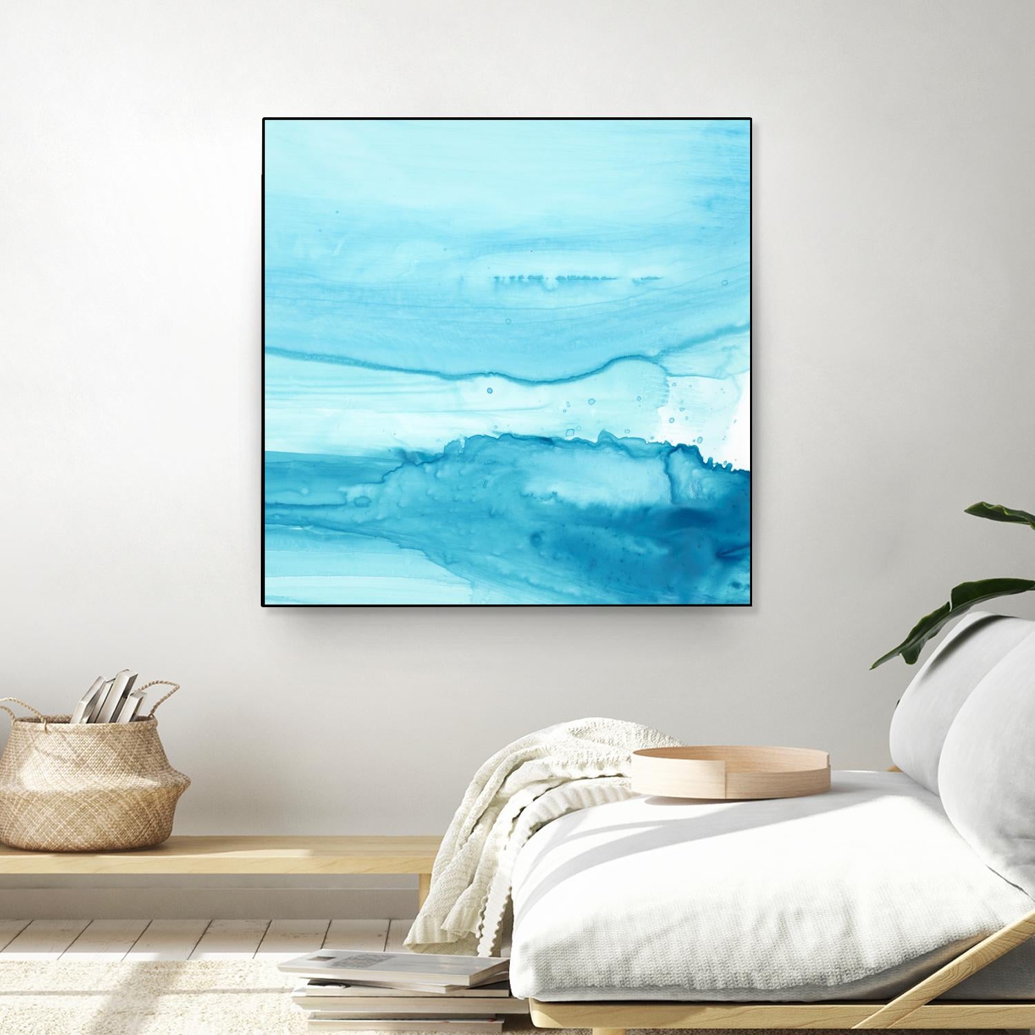 Making Waves IV by Ethan Harper on GIANT ART - blue abstract