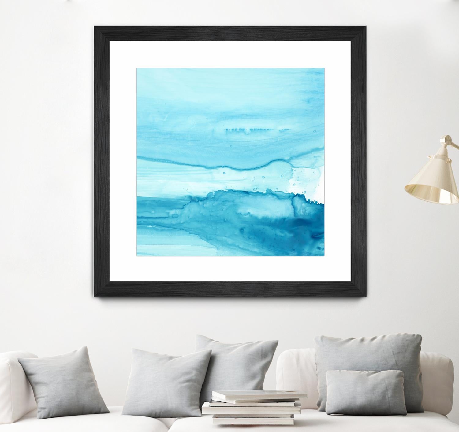 Making Waves IV by Ethan Harper on GIANT ART - blue abstract