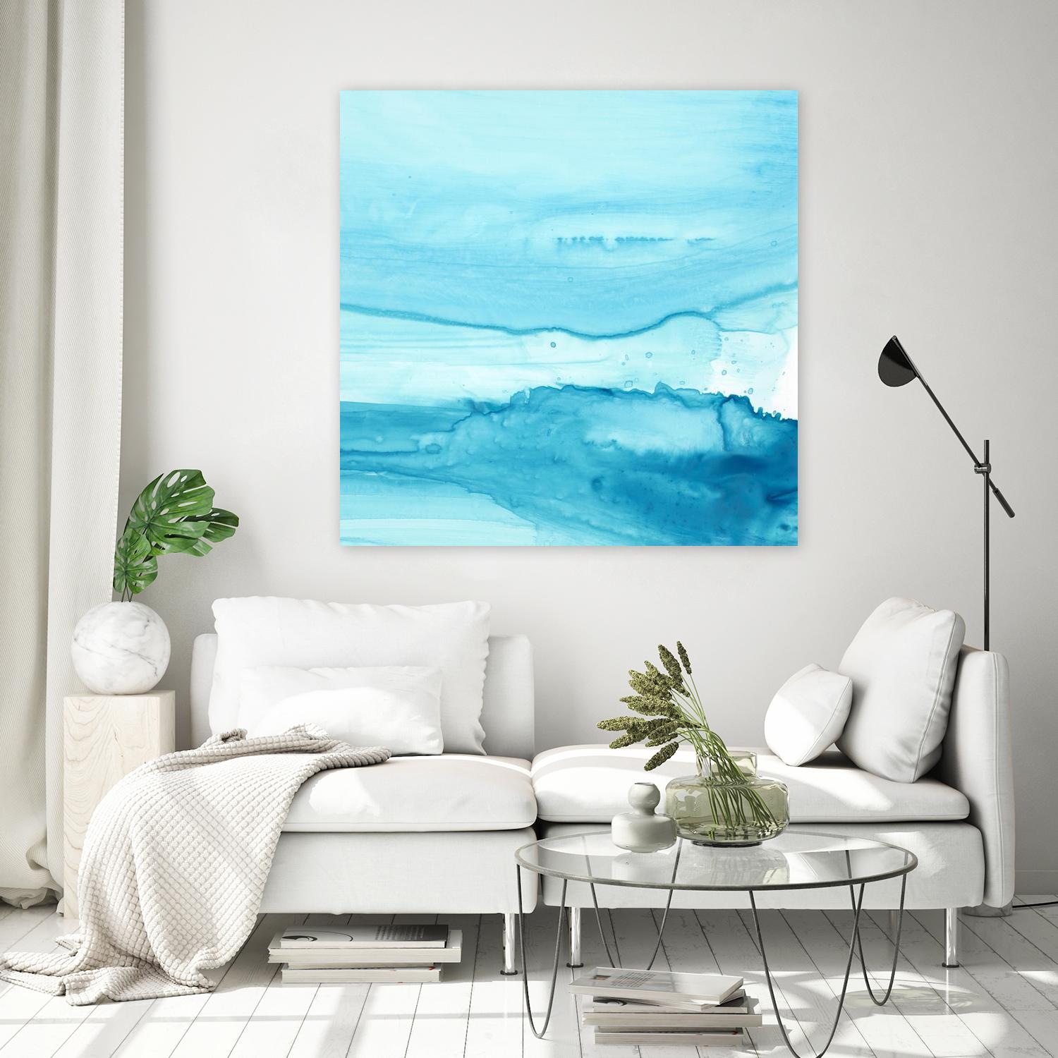 Making Waves IV by Ethan Harper on GIANT ART - blue abstract