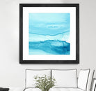 Making Waves IV by Ethan Harper on GIANT ART - blue abstract