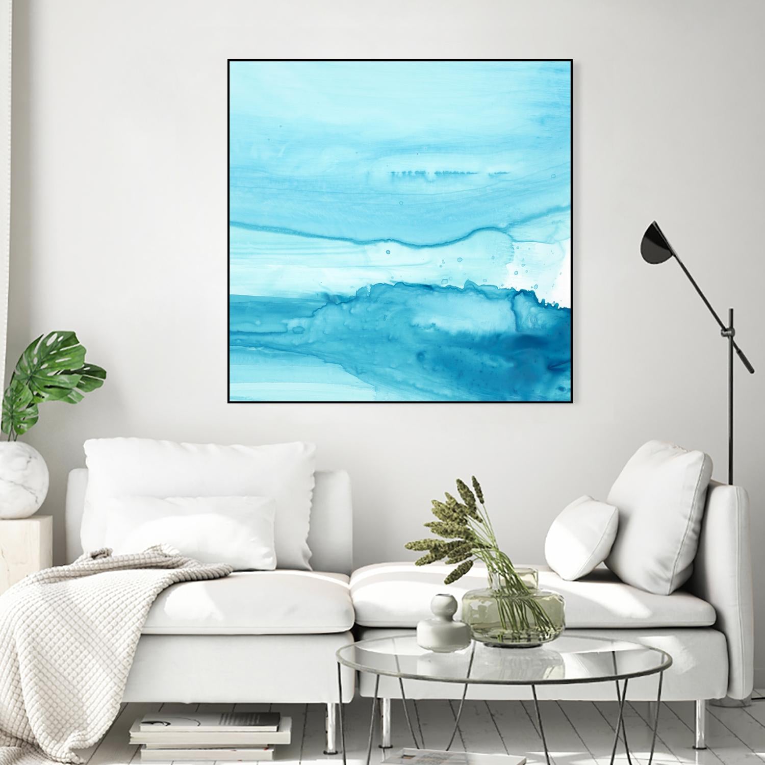 Making Waves IV by Ethan Harper on GIANT ART - blue abstract