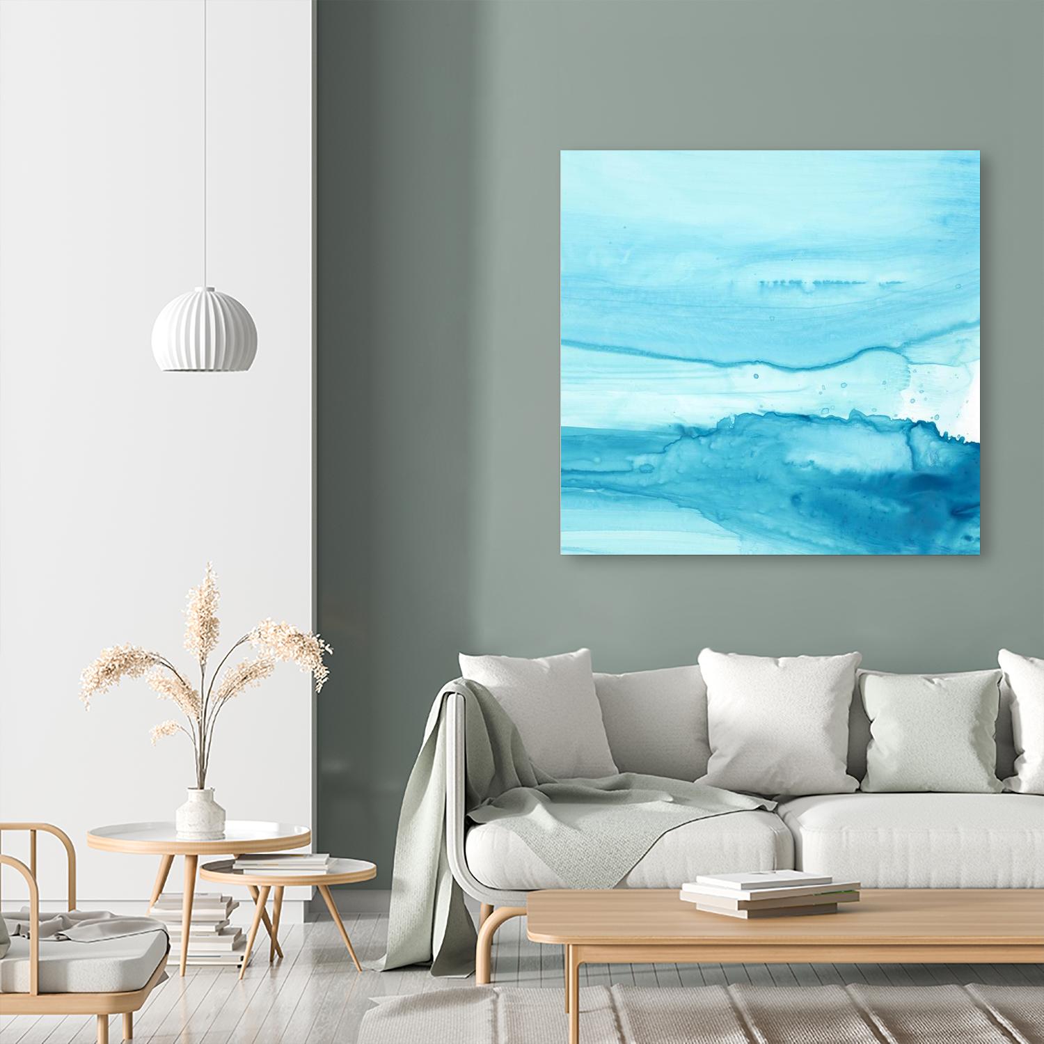 Making Waves IV by Ethan Harper on GIANT ART - blue abstract