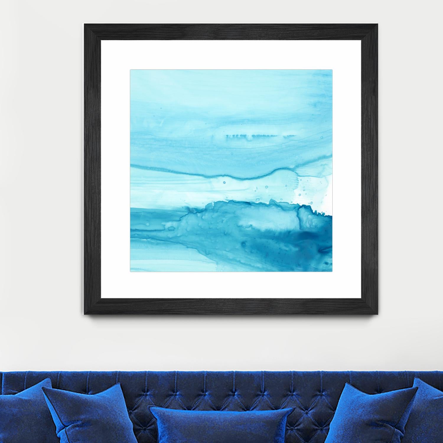 Making Waves IV by Ethan Harper on GIANT ART - blue abstract