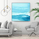 Making Waves IV by Ethan Harper on GIANT ART - blue abstract