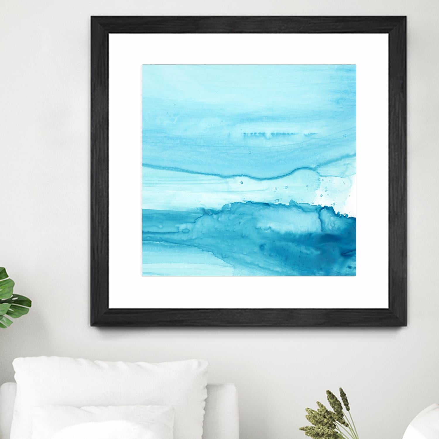 Making Waves IV by Ethan Harper on GIANT ART - blue abstract