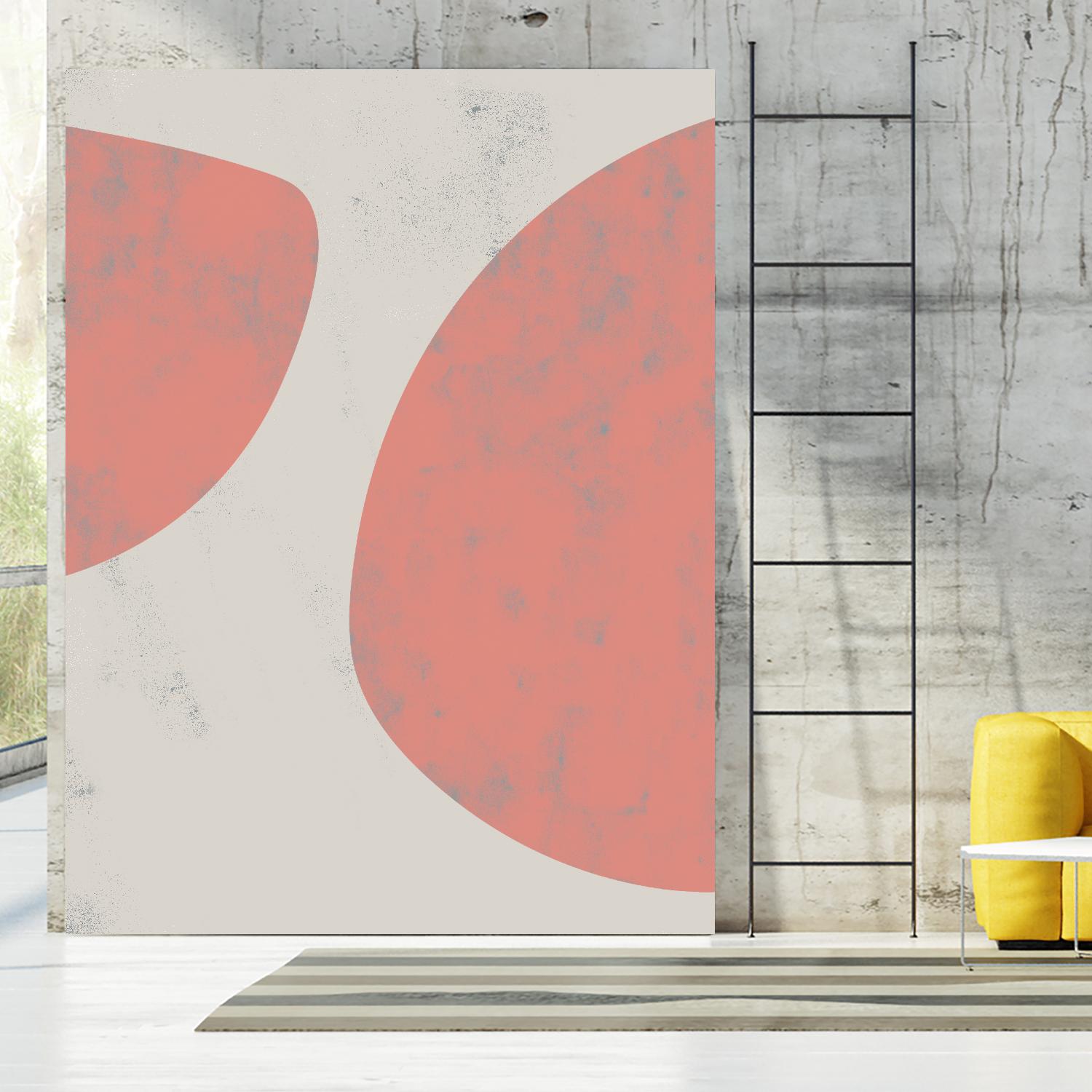 Jet Pack VIII by Chariklia Zarris on GIANT ART - pink abstract