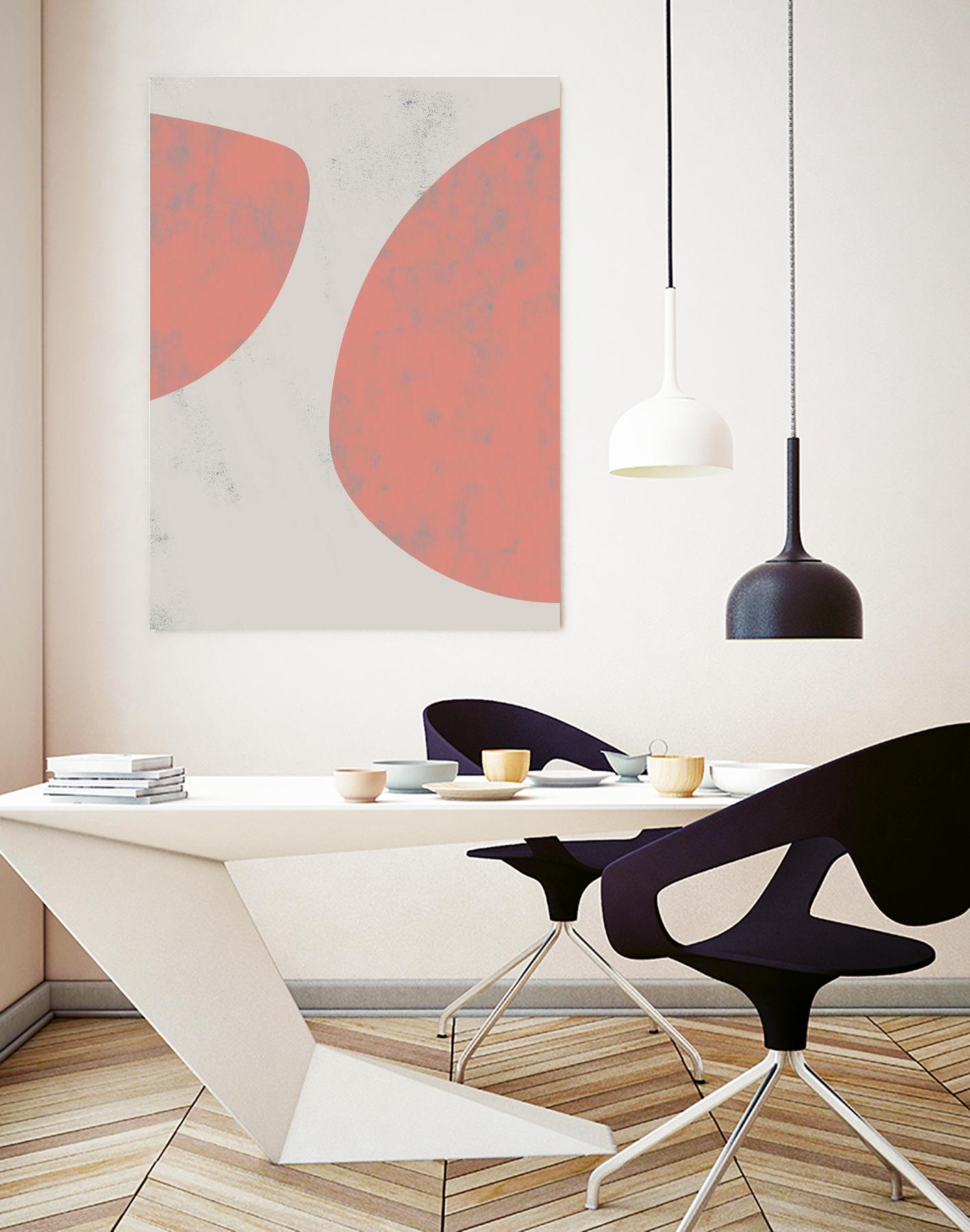 Jet Pack VIII by Chariklia Zarris on GIANT ART - pink abstract