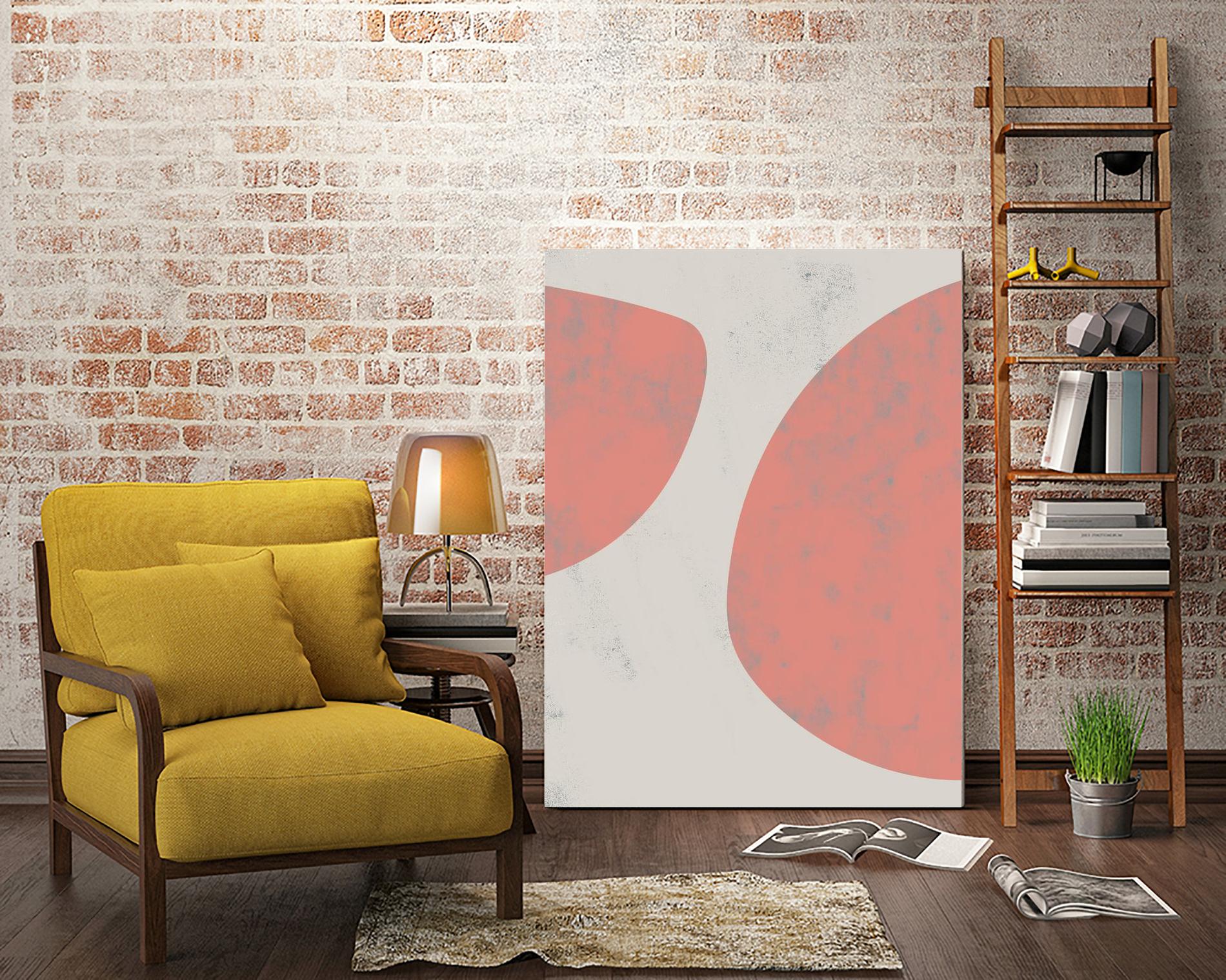 Jet Pack VIII by Chariklia Zarris on GIANT ART - pink abstract