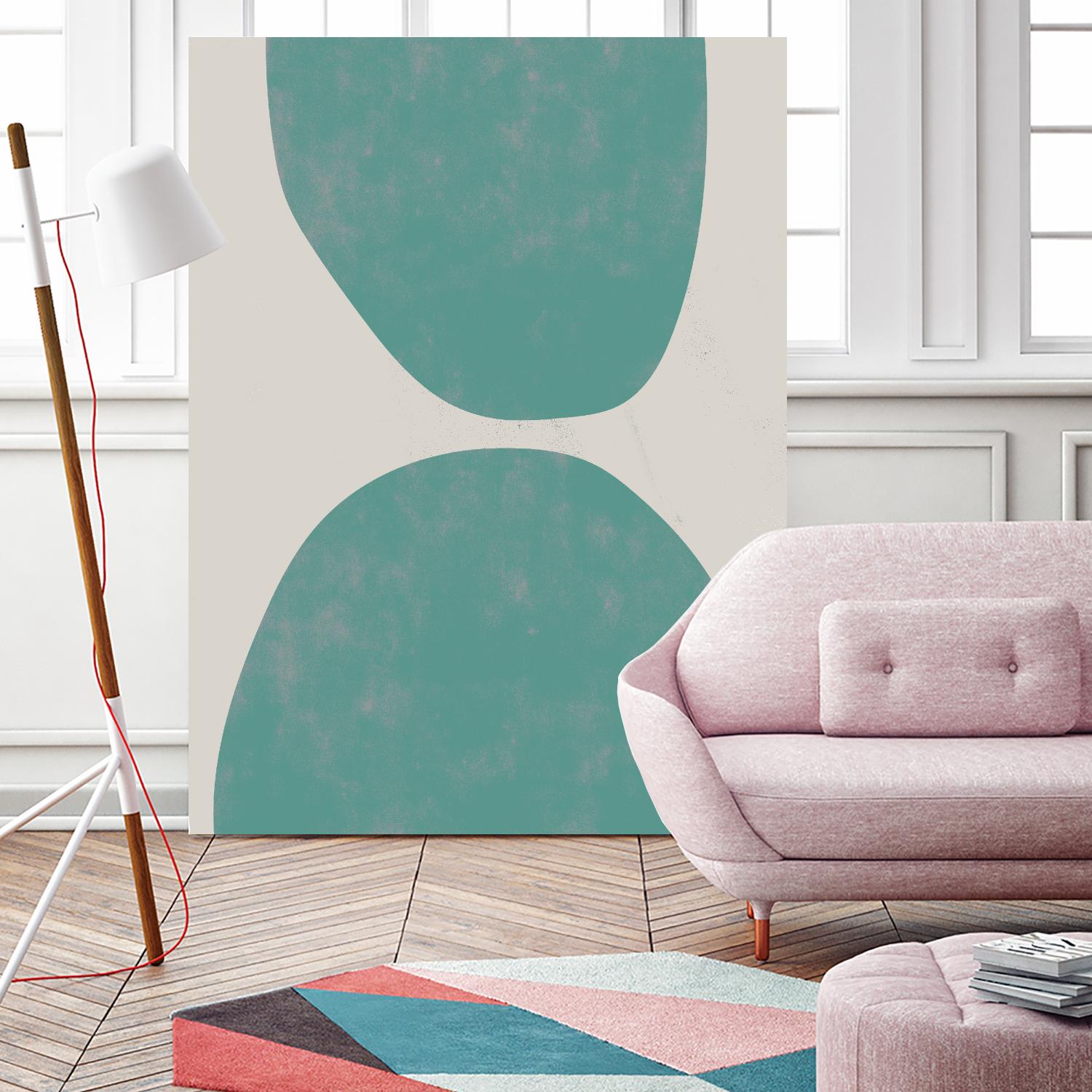 Jet Pack IX by Chariklia Zarris on GIANT ART - blue abstract