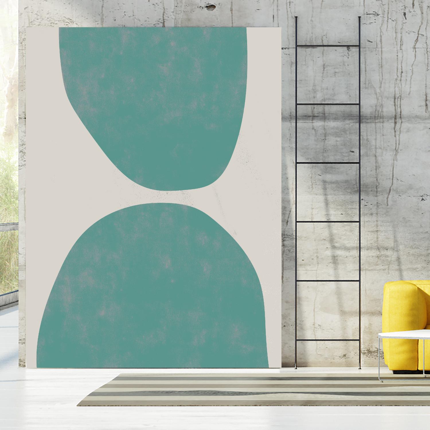 Jet Pack IX by Chariklia Zarris on GIANT ART - blue abstract