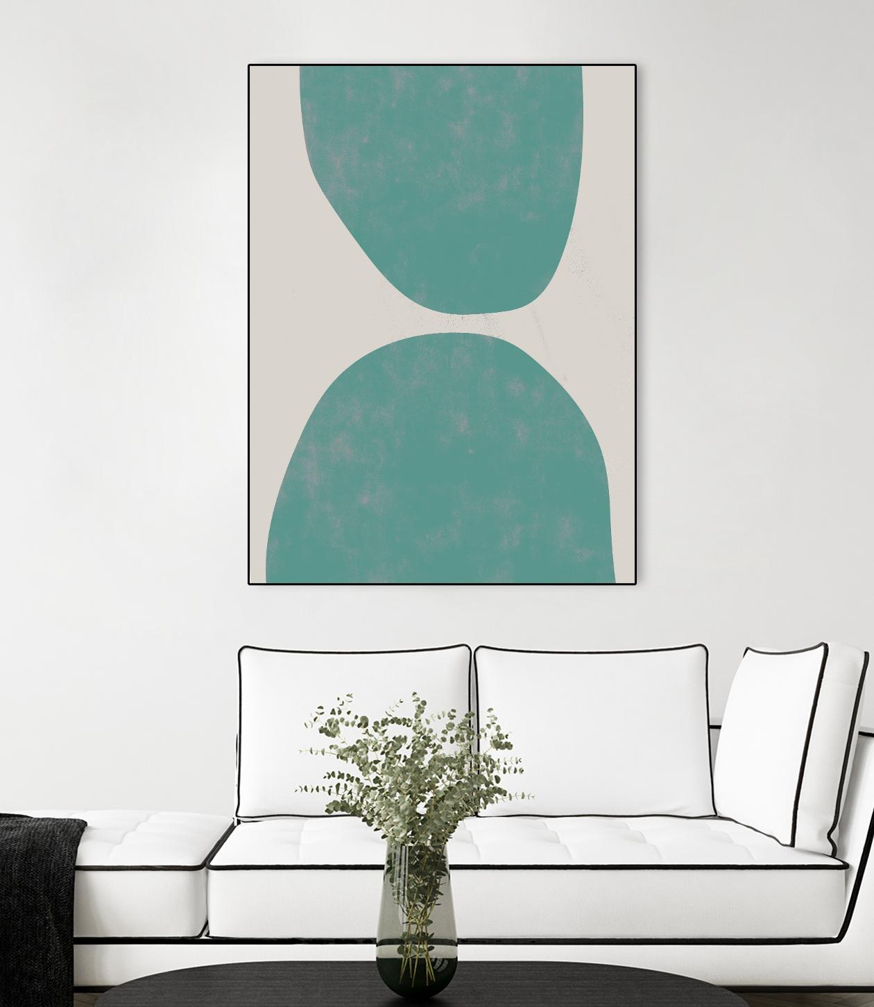 Jet Pack IX by Chariklia Zarris on GIANT ART - blue abstract