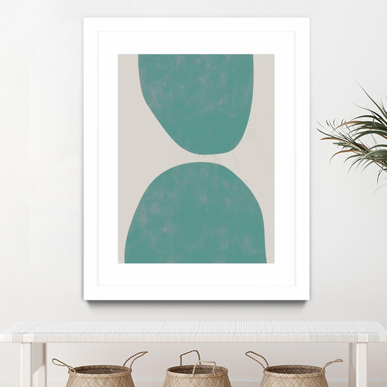 Jet Pack IX by Chariklia Zarris on GIANT ART - blue abstract