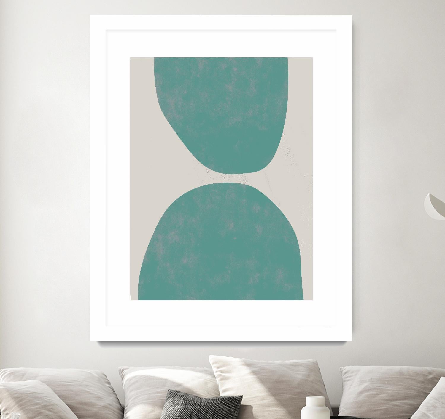 Jet Pack IX by Chariklia Zarris on GIANT ART - blue abstract