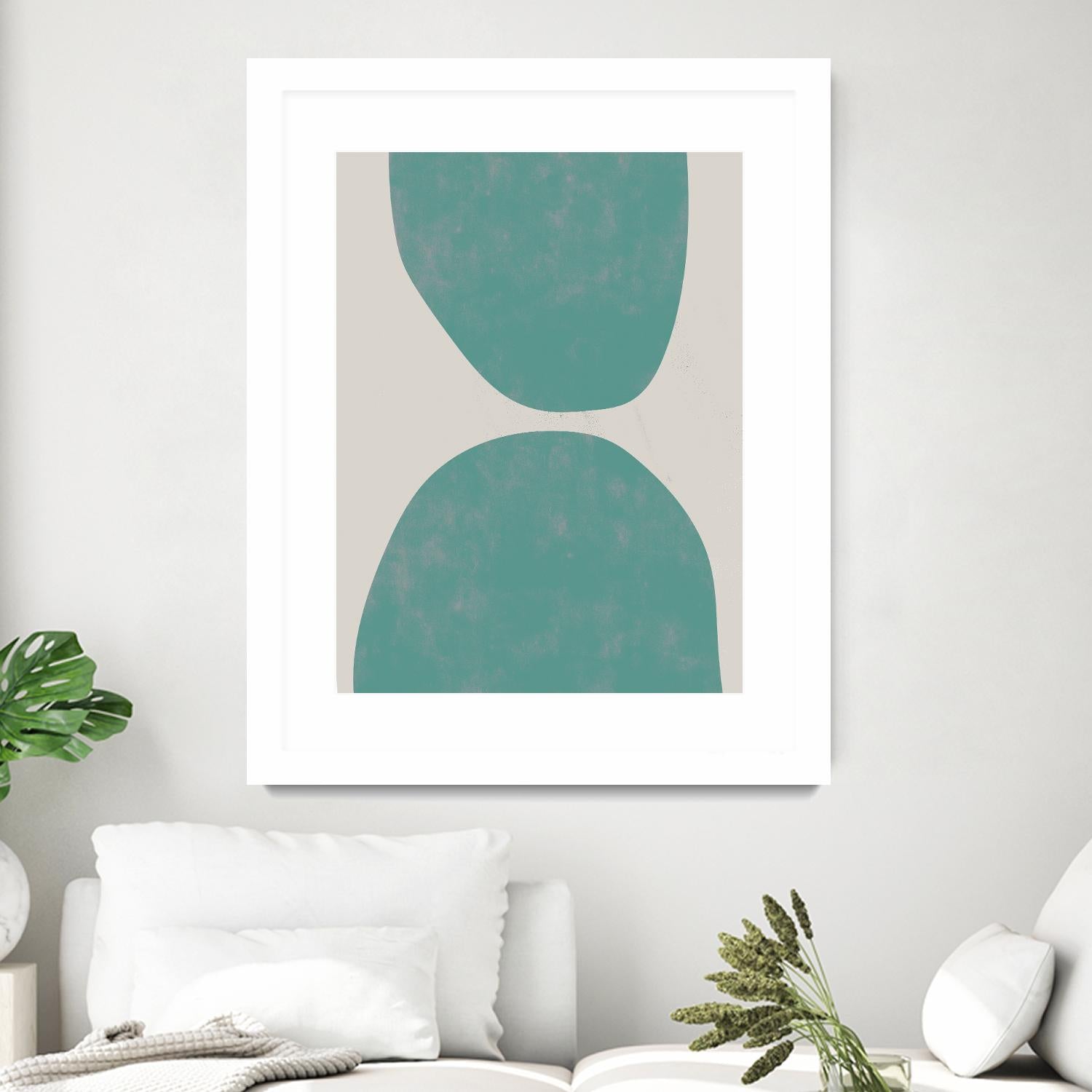 Jet Pack IX by Chariklia Zarris on GIANT ART - blue abstract