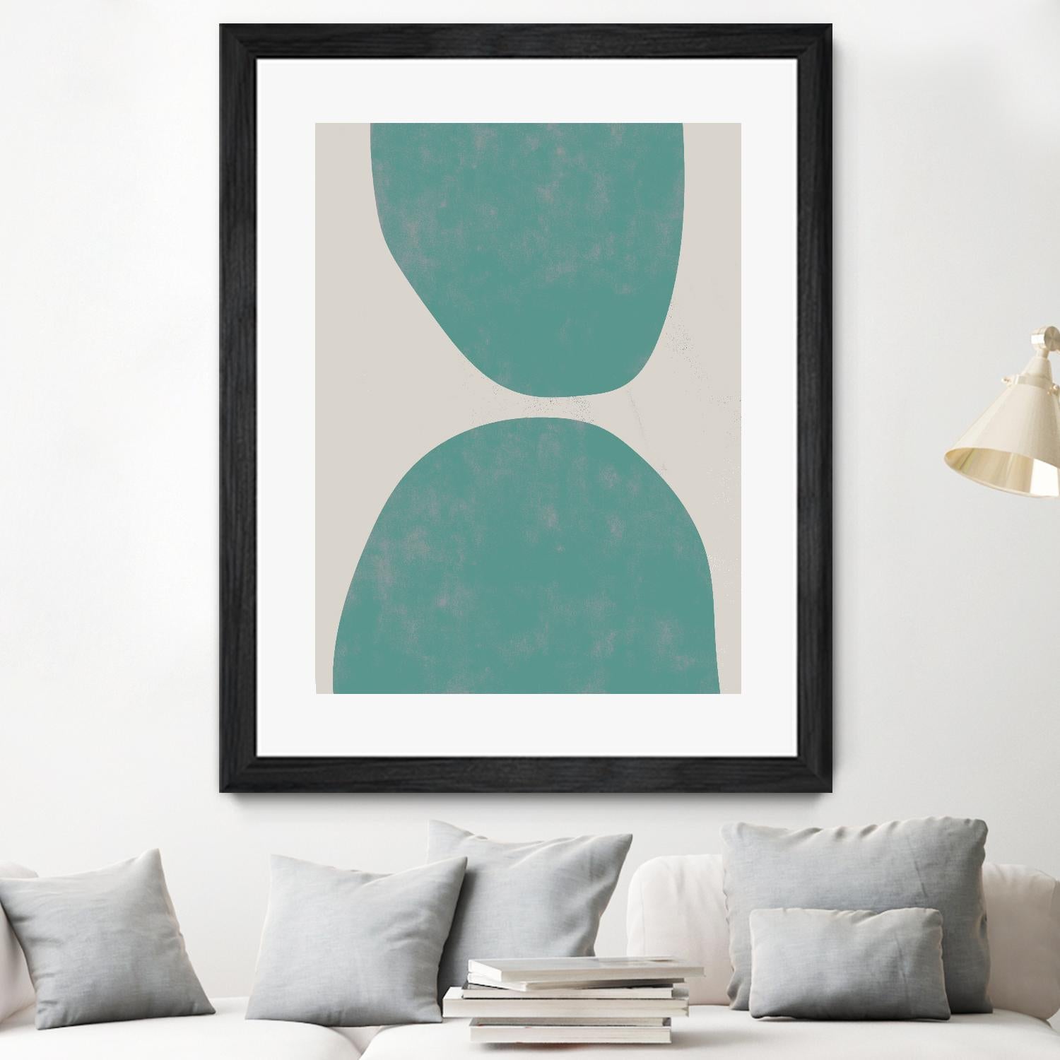 Jet Pack IX by Chariklia Zarris on GIANT ART - blue abstract