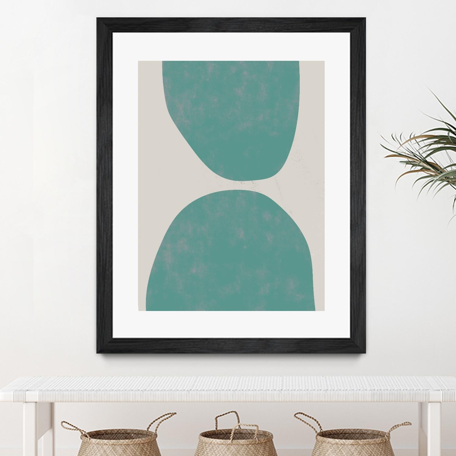 Jet Pack IX by Chariklia Zarris on GIANT ART - blue abstract