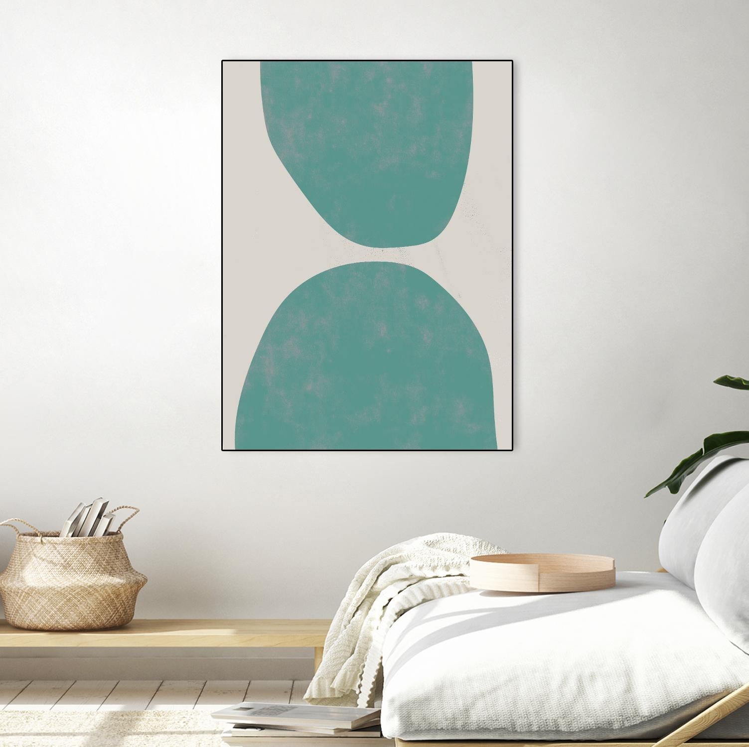 Jet Pack IX by Chariklia Zarris on GIANT ART - blue abstract