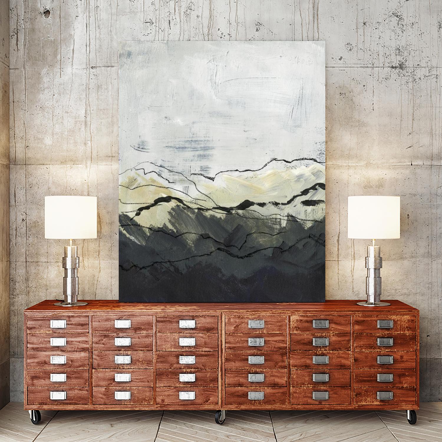 Winter Mountains I by Jennifer Paxton Parker on GIANT ART - abstract