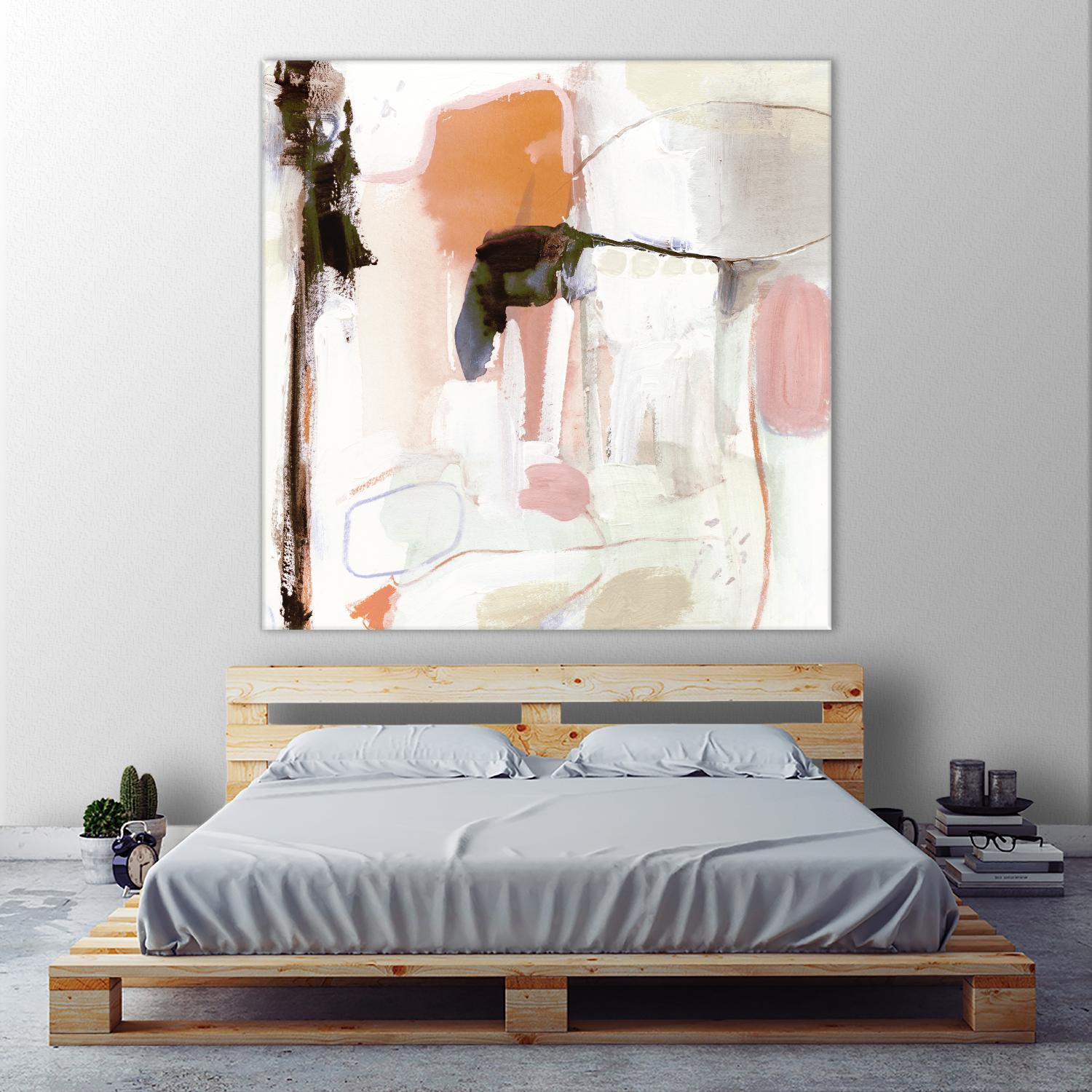 Ravel III by Victoria Borges on GIANT ART - pink abstract