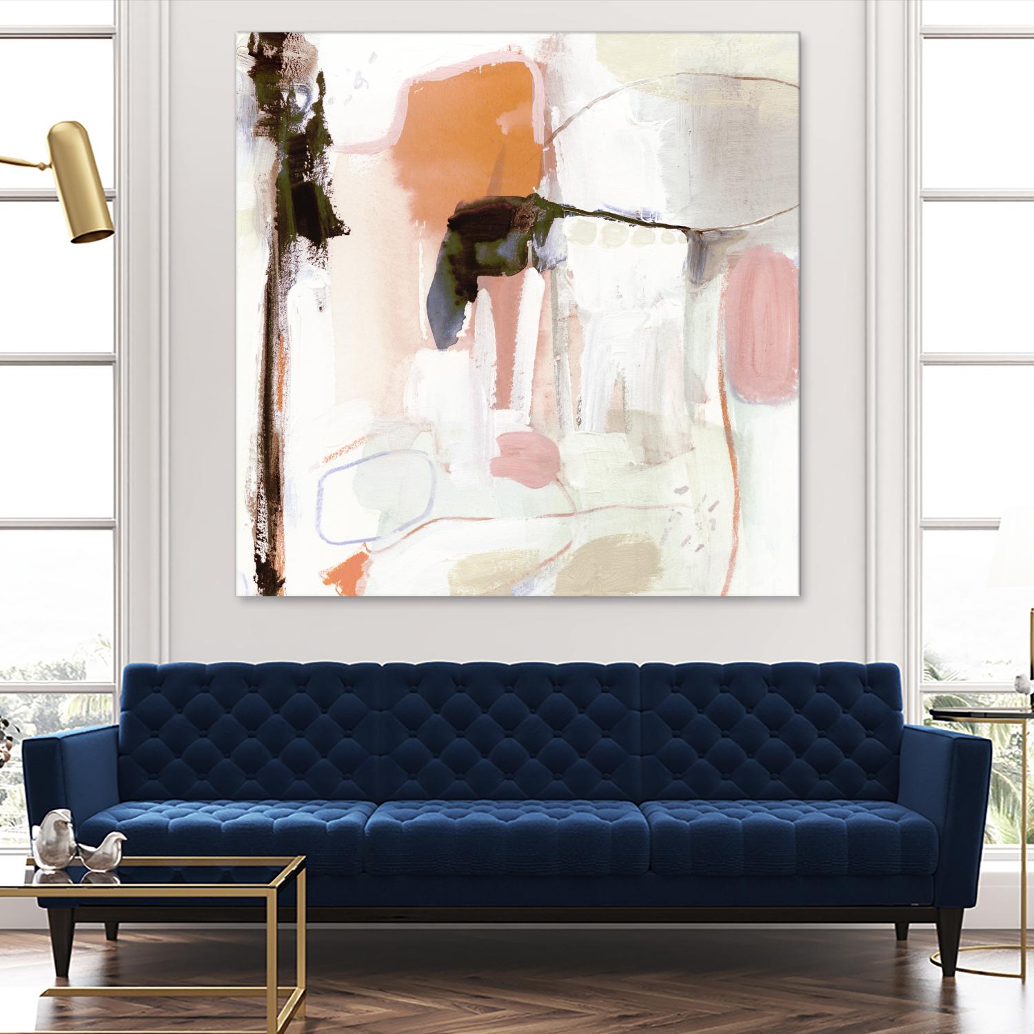 Ravel III by Victoria Borges on GIANT ART - pink abstract