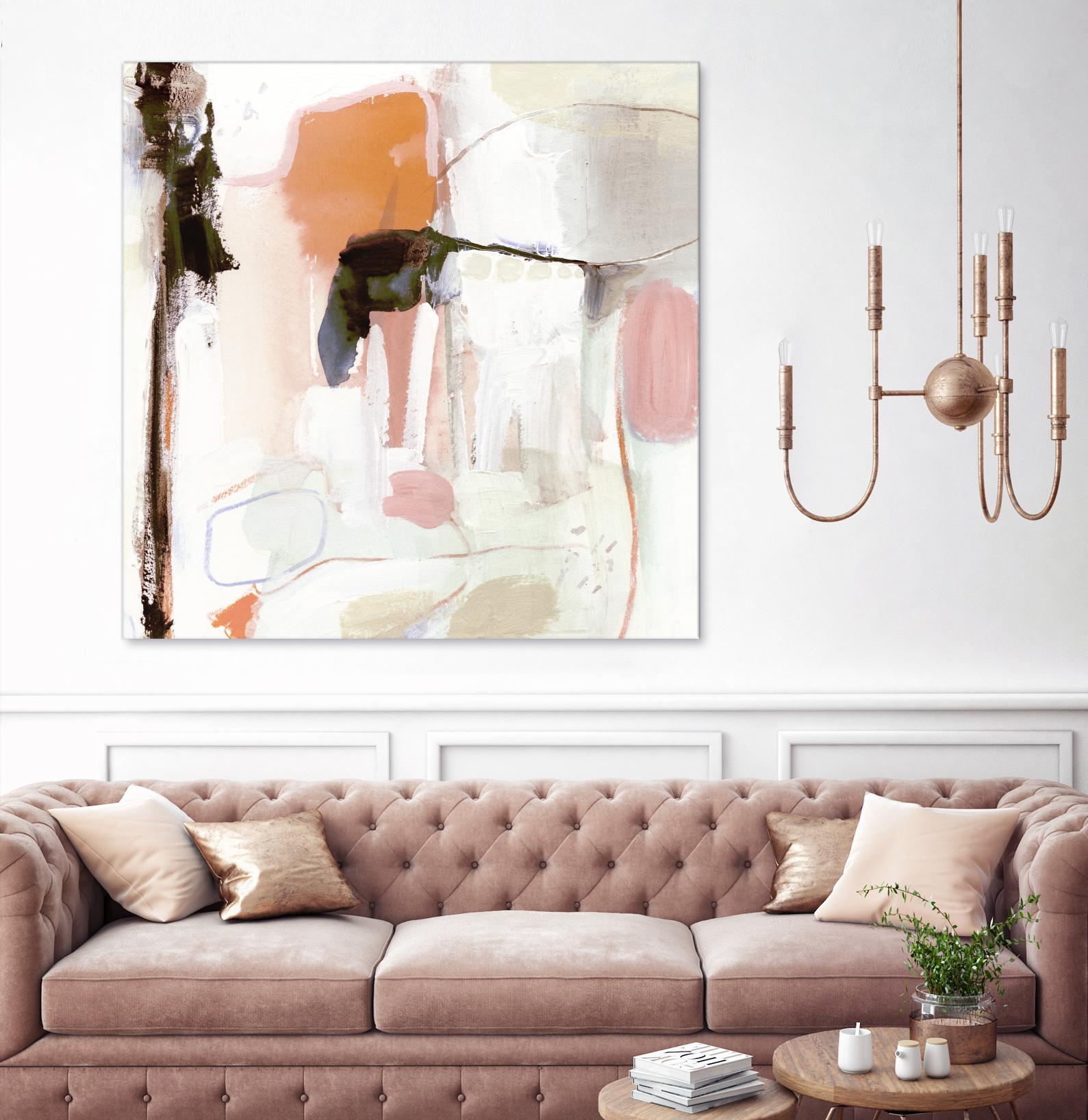 Ravel III by Victoria Borges on GIANT ART - pink abstract