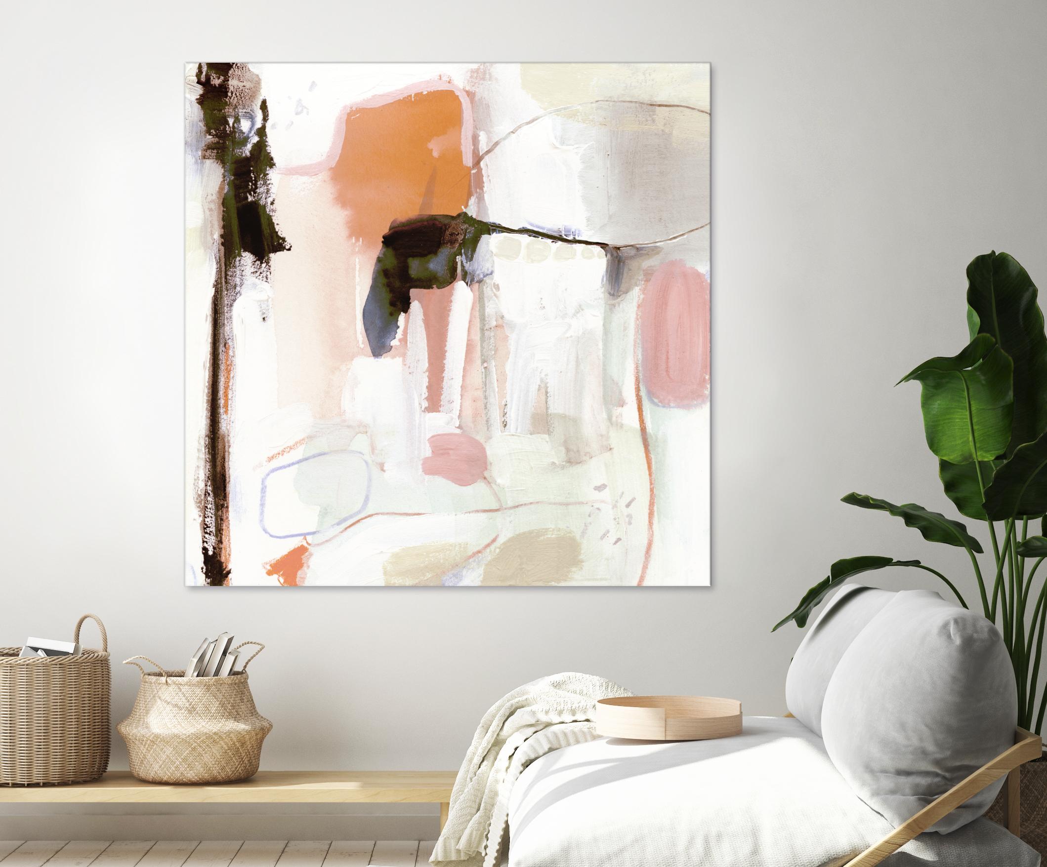 Ravel III by Victoria Borges on GIANT ART - pink abstract