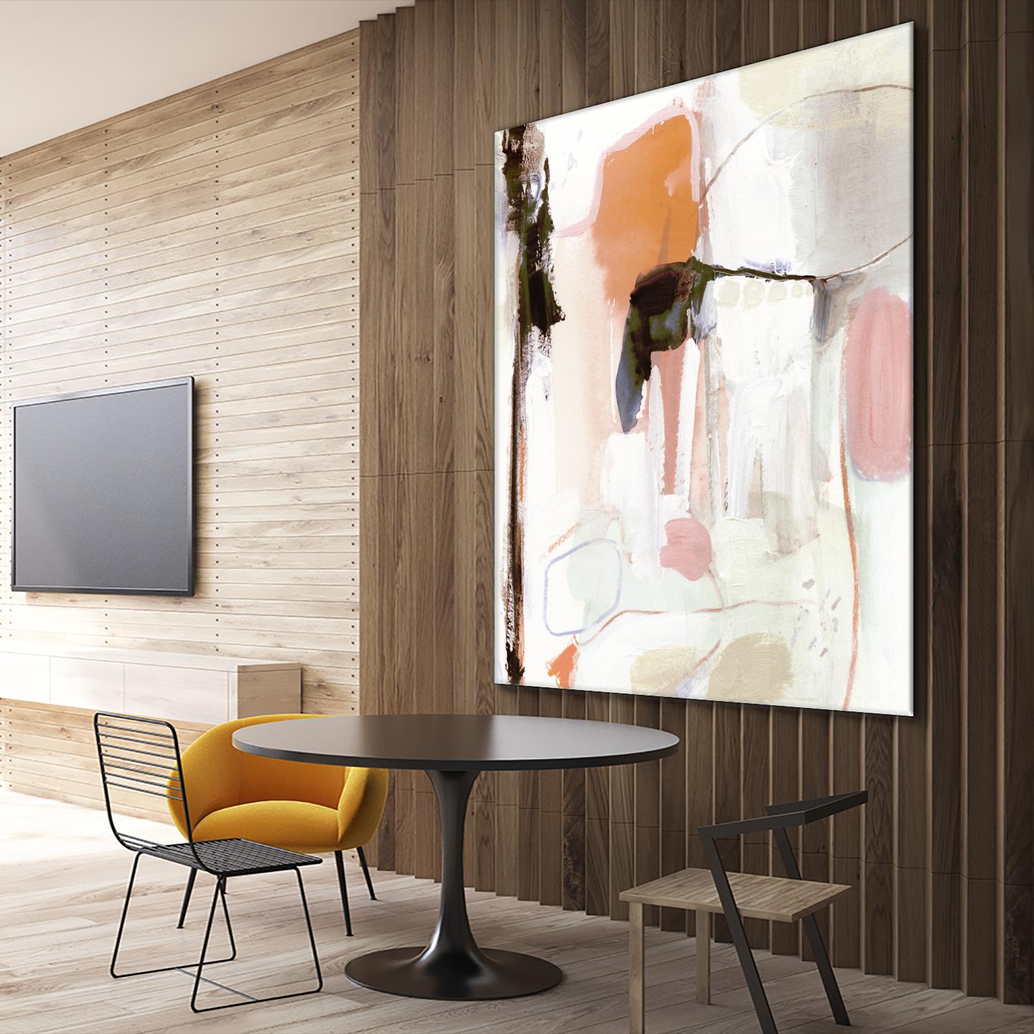 Ravel III by Victoria Borges on GIANT ART - pink abstract