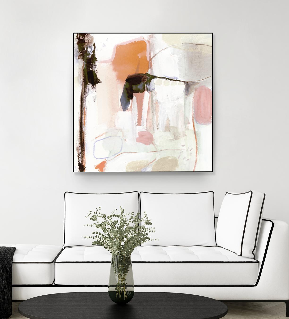 Ravel III by Victoria Borges on GIANT ART - pink abstract