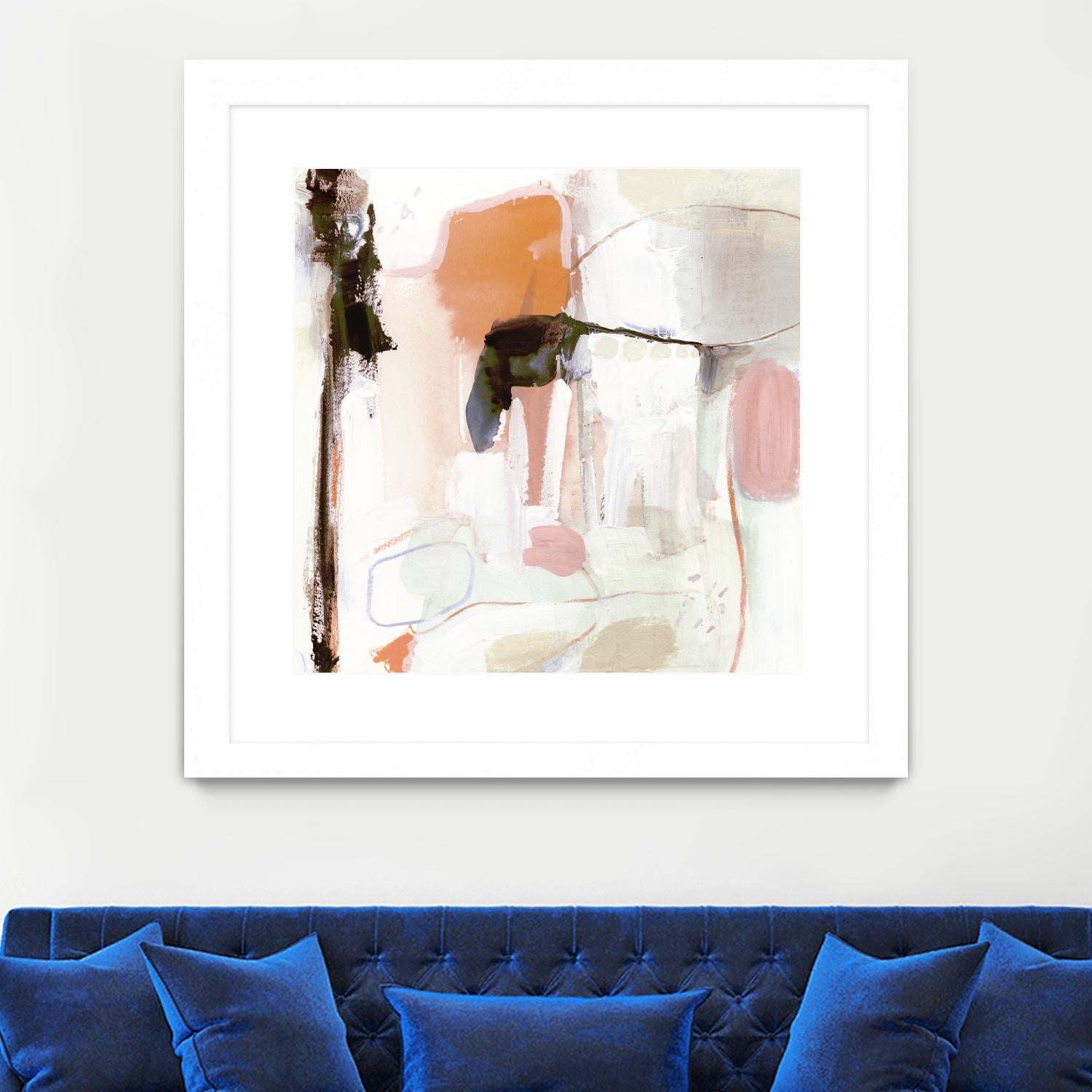 Ravel III by Victoria Borges on GIANT ART - pink abstract
