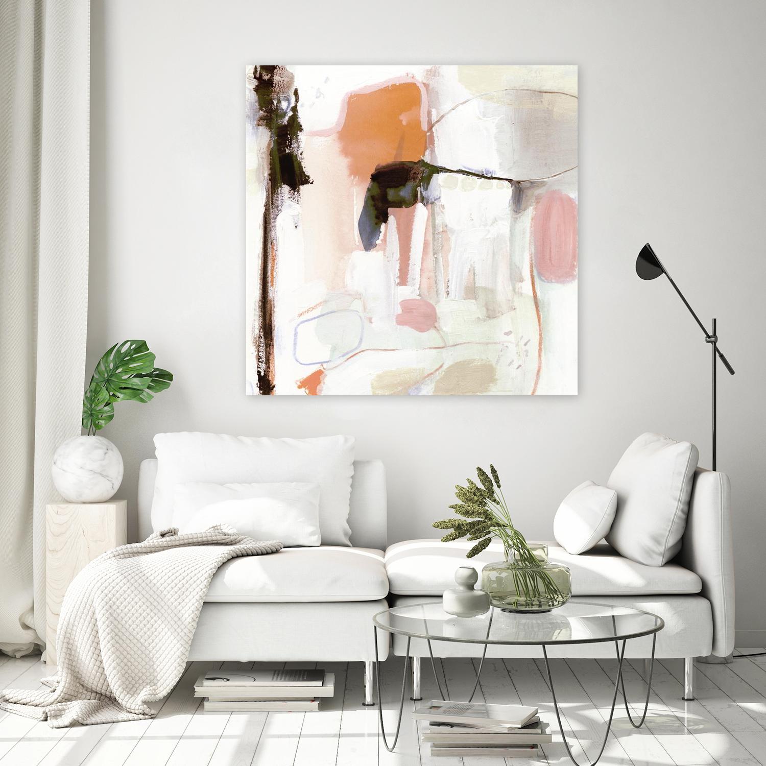 Ravel III by Victoria Borges on GIANT ART - pink abstract