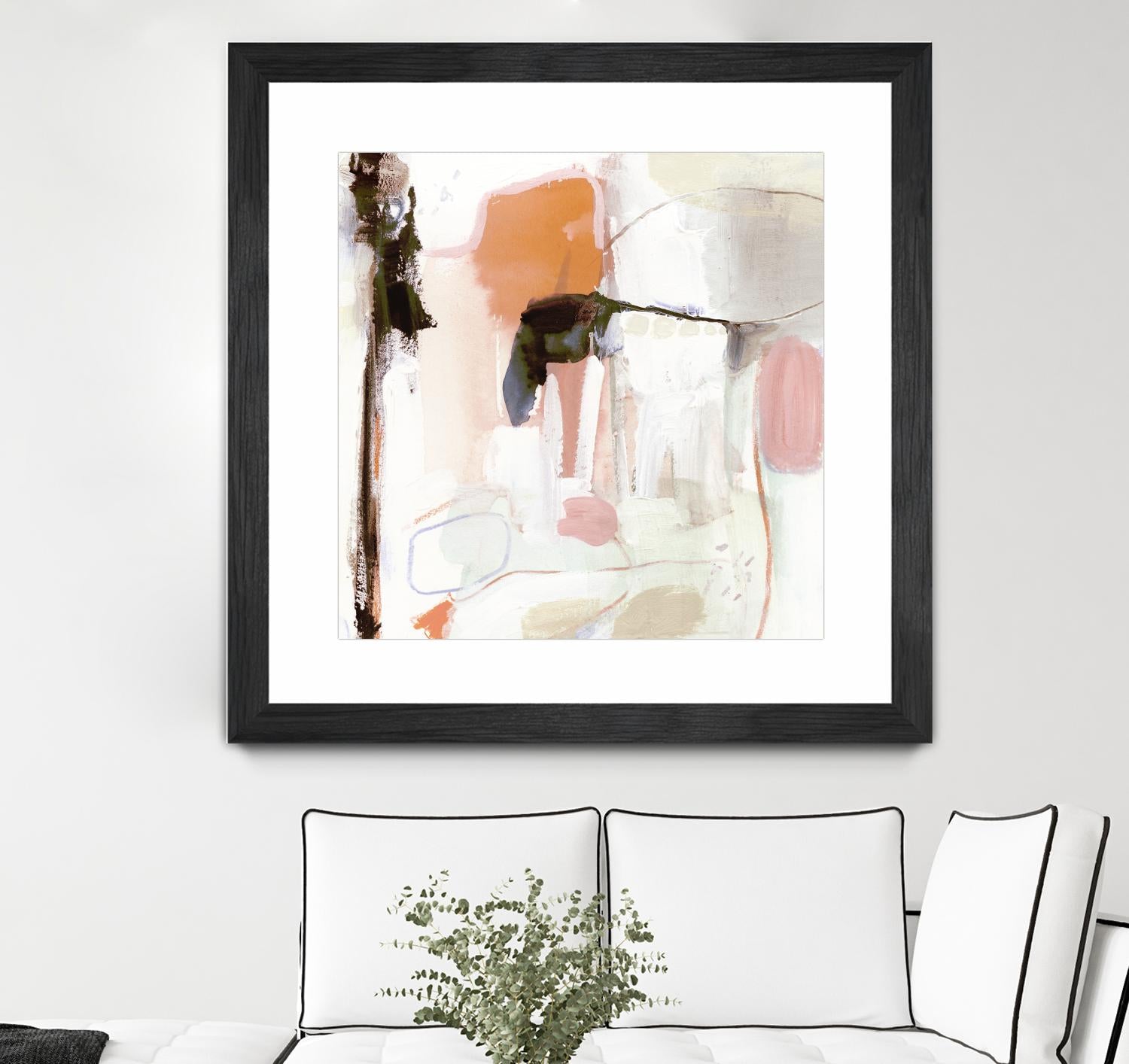 Ravel III by Victoria Borges on GIANT ART - pink abstract