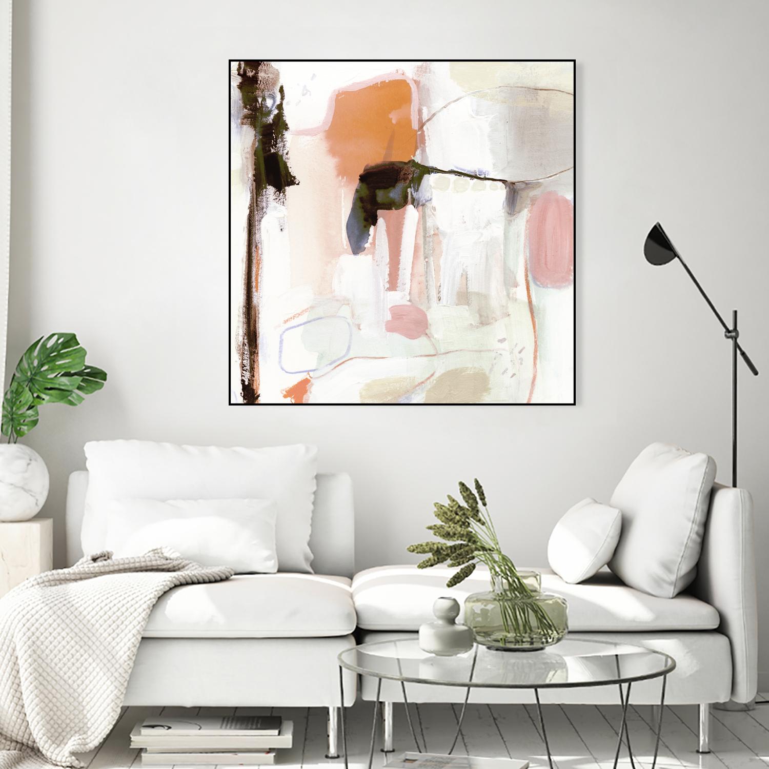 Ravel III by Victoria Borges on GIANT ART - pink abstract