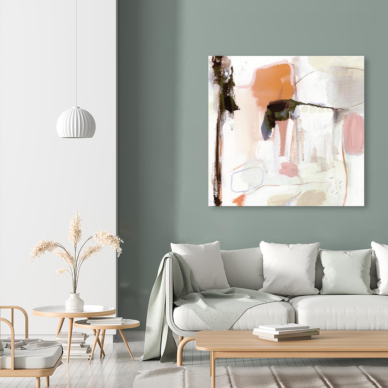 Ravel III by Victoria Borges on GIANT ART - pink abstract