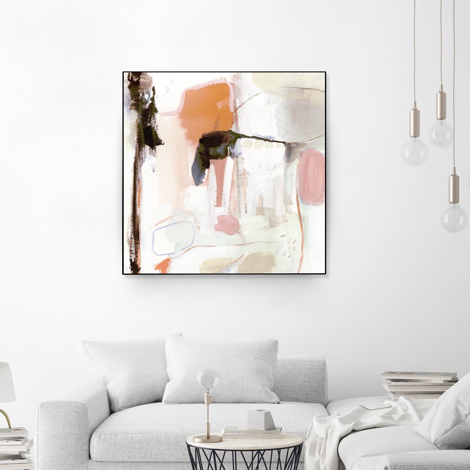 Ravel III by Victoria Borges on GIANT ART - pink abstract