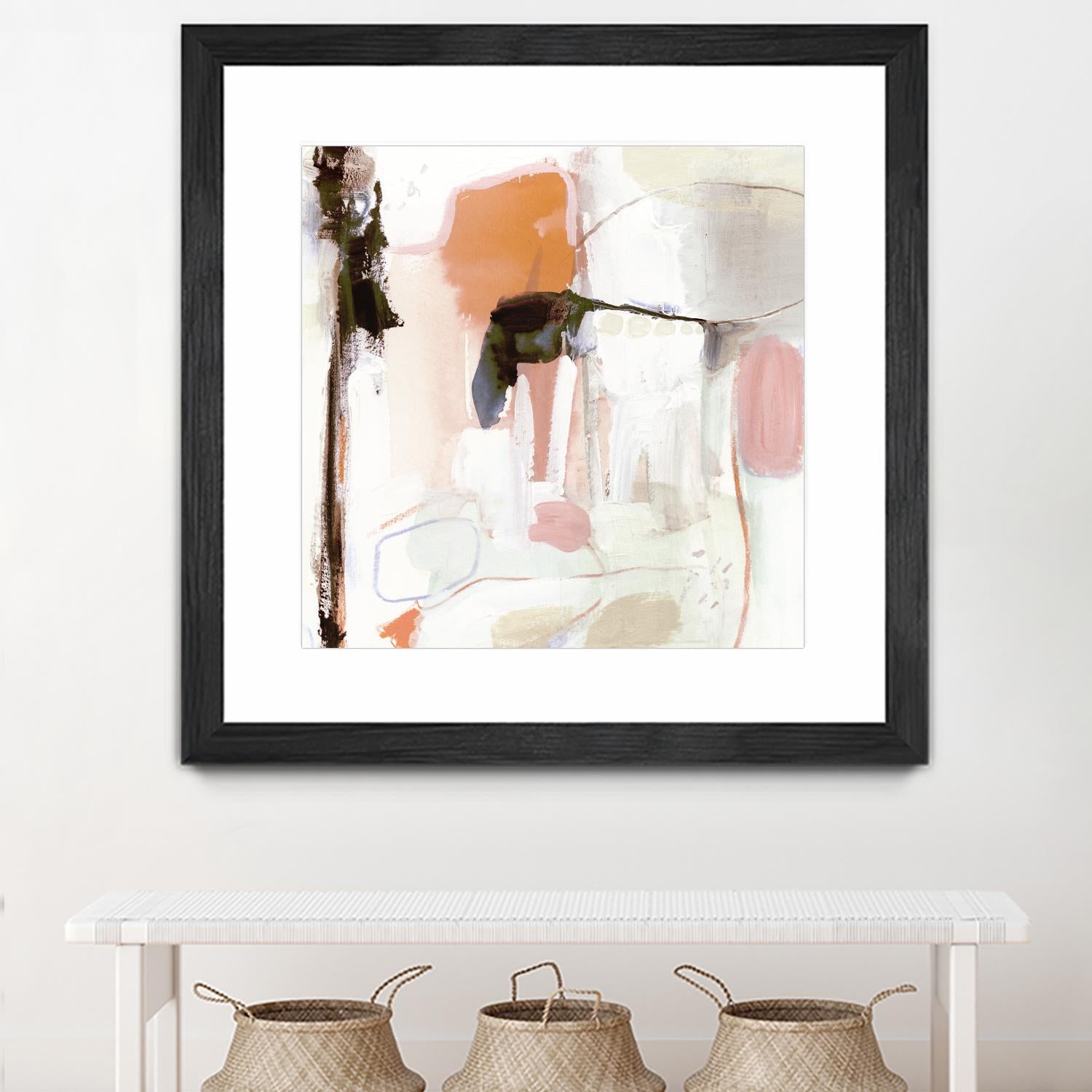 Ravel III by Victoria Borges on GIANT ART - pink abstract