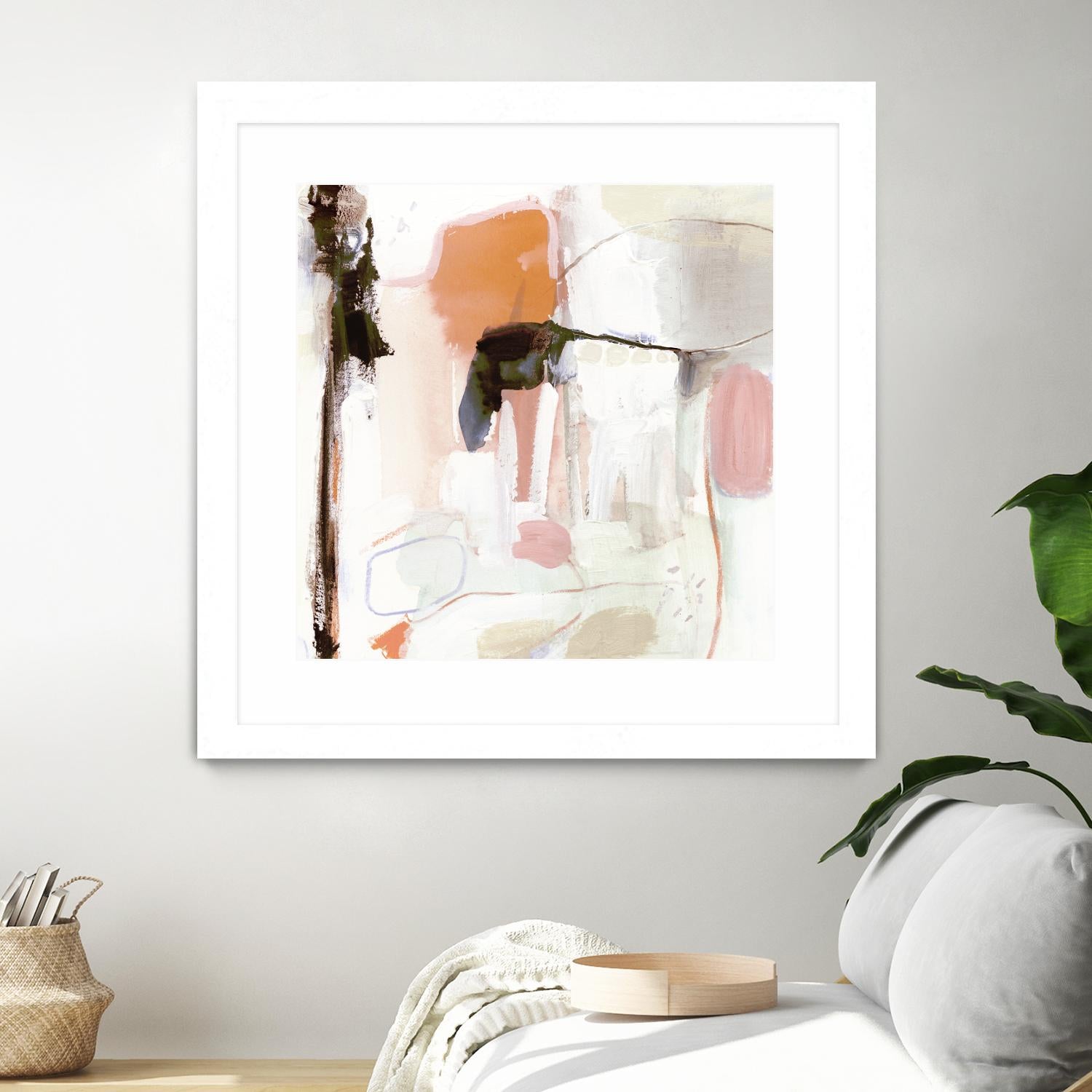 Ravel III by Victoria Borges on GIANT ART - pink abstract